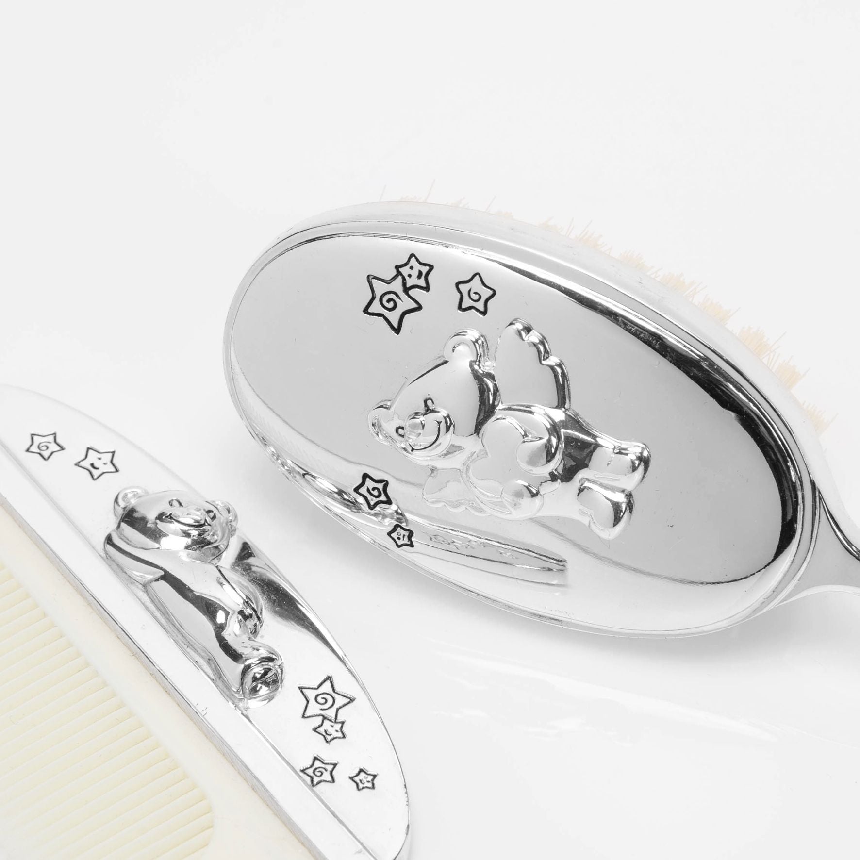 Twinkle Twinkle Silverplated Brush/Comb Set