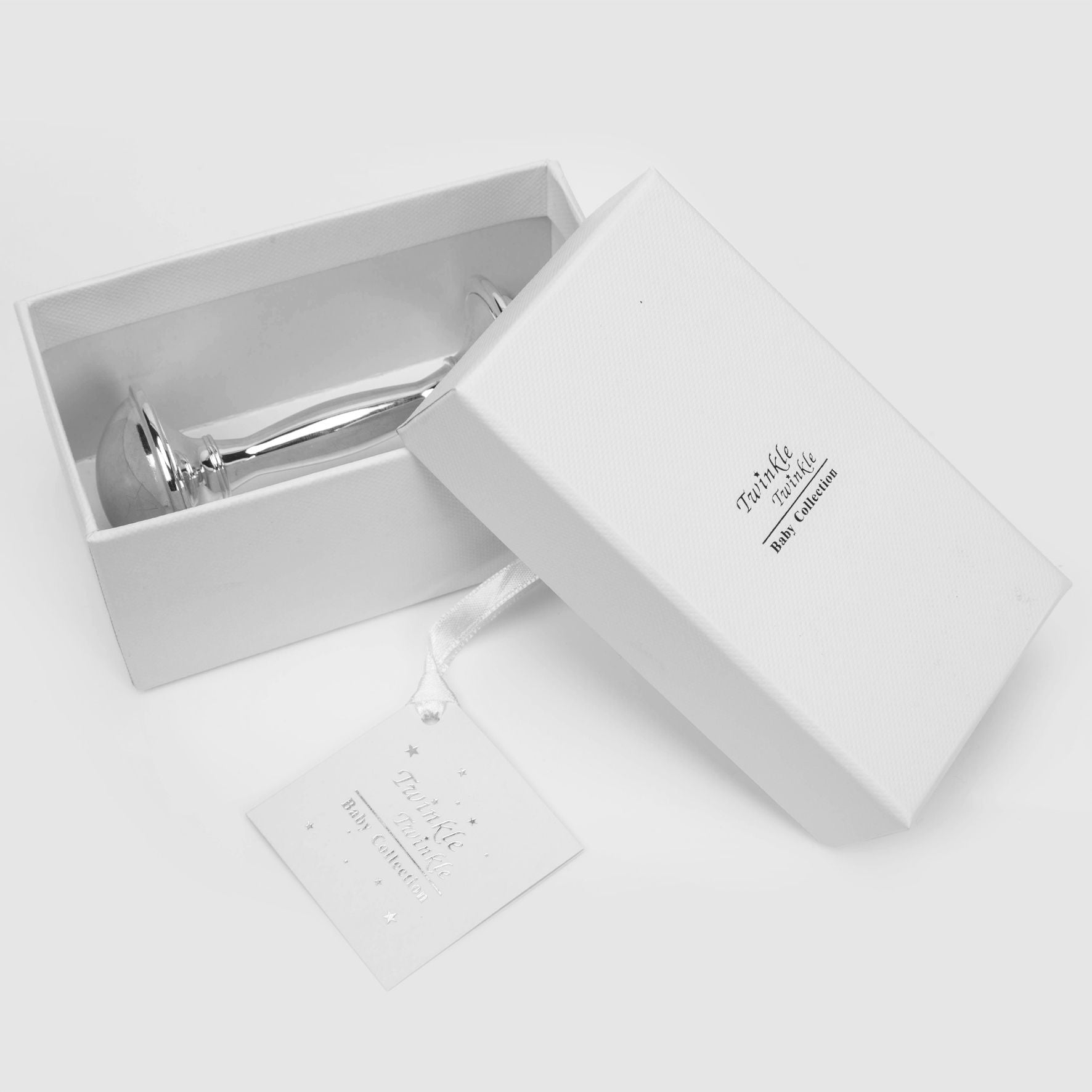 Twinkle Twinkle Silverplated Rattle