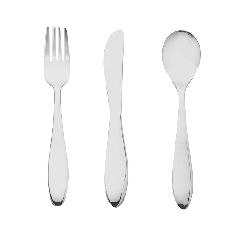 Bambino Baby Silverplated Knife, Fork and Spoon Set