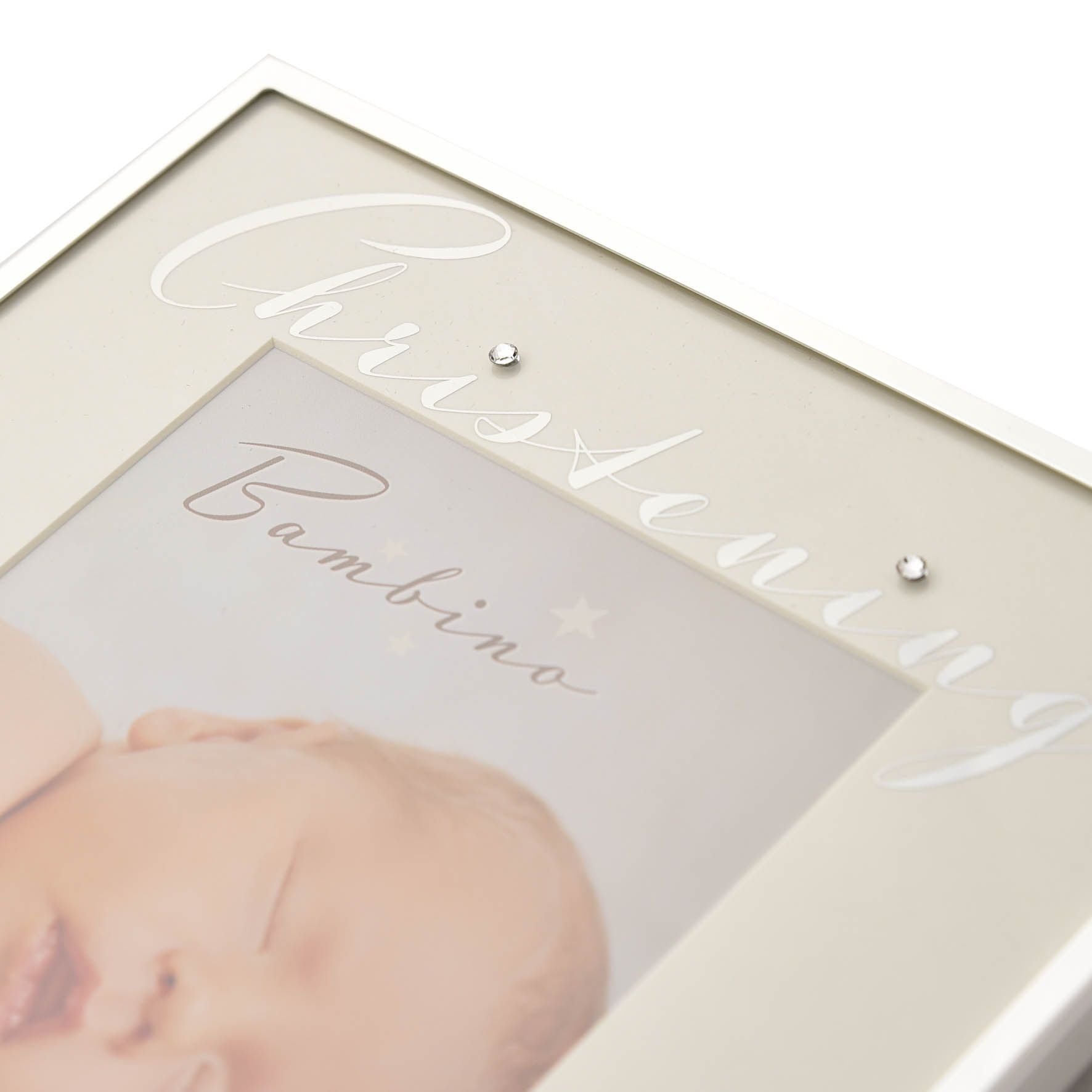 Bambino Silver Plated Photo Frame - Christening 4" x 6"