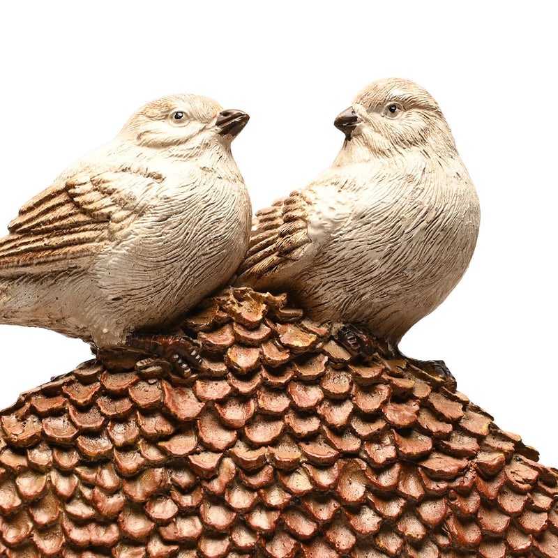 Country Living 2 Birds on a Mushroom Ornament