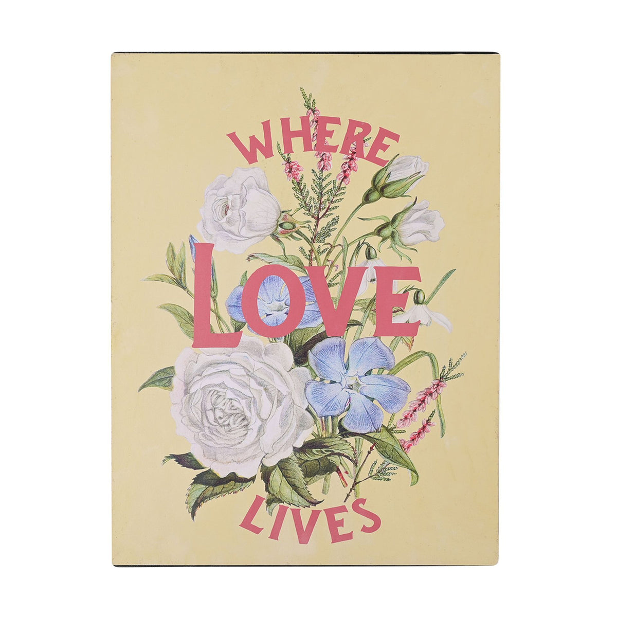 Country Living Wall Plaque 40cm - Where Love Lives