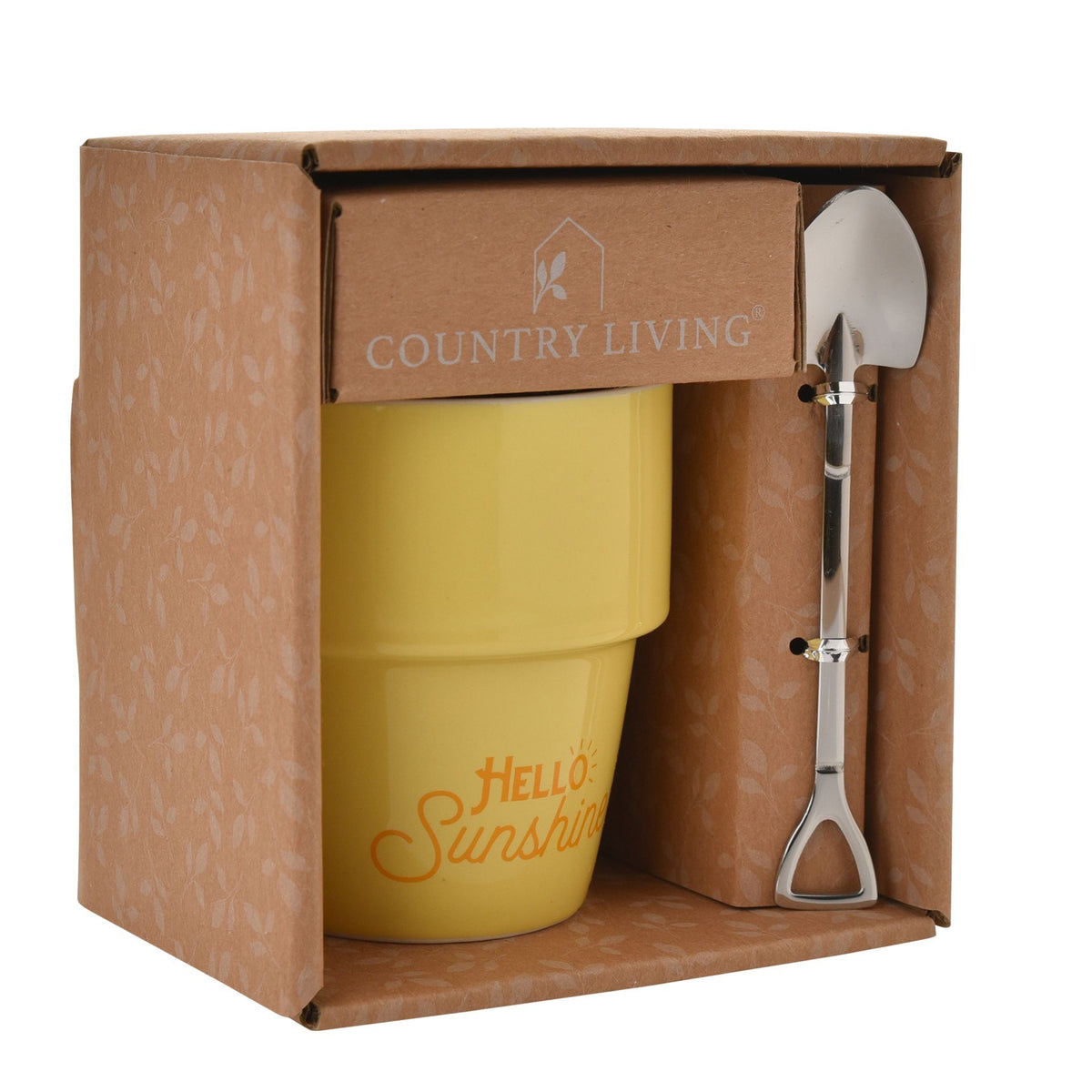 Country Living Gardener's Mug - Yellow "Hello Sunshine"