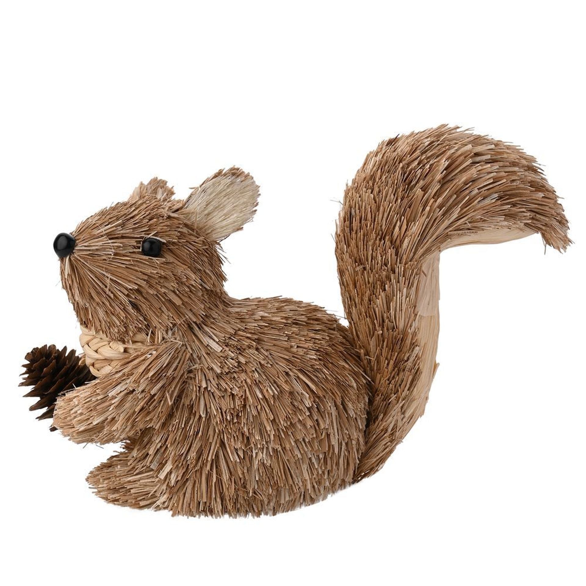 Country Living Natural Handmade Sitting Squirrel