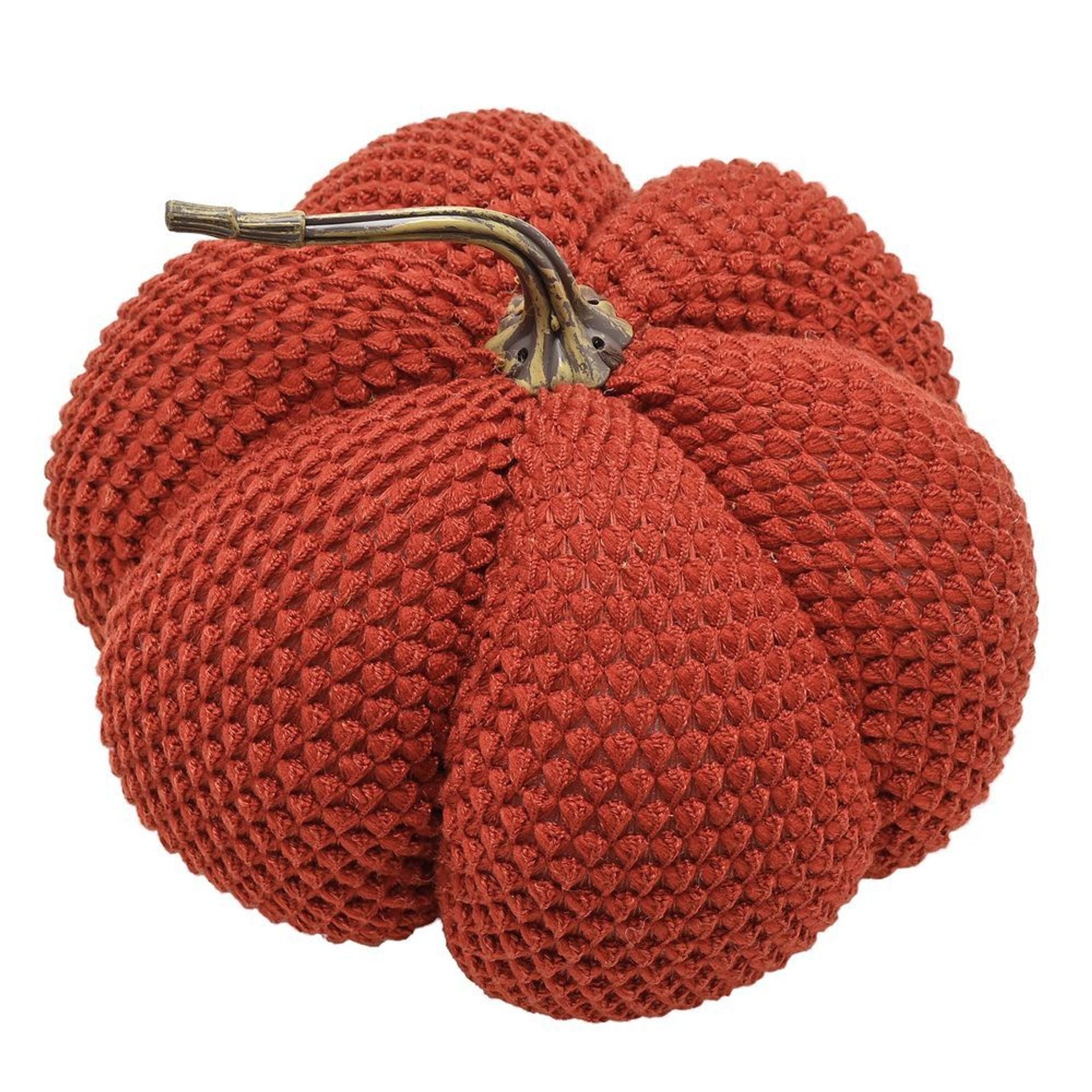 Country Living Pumpkin Doorstop - Rust