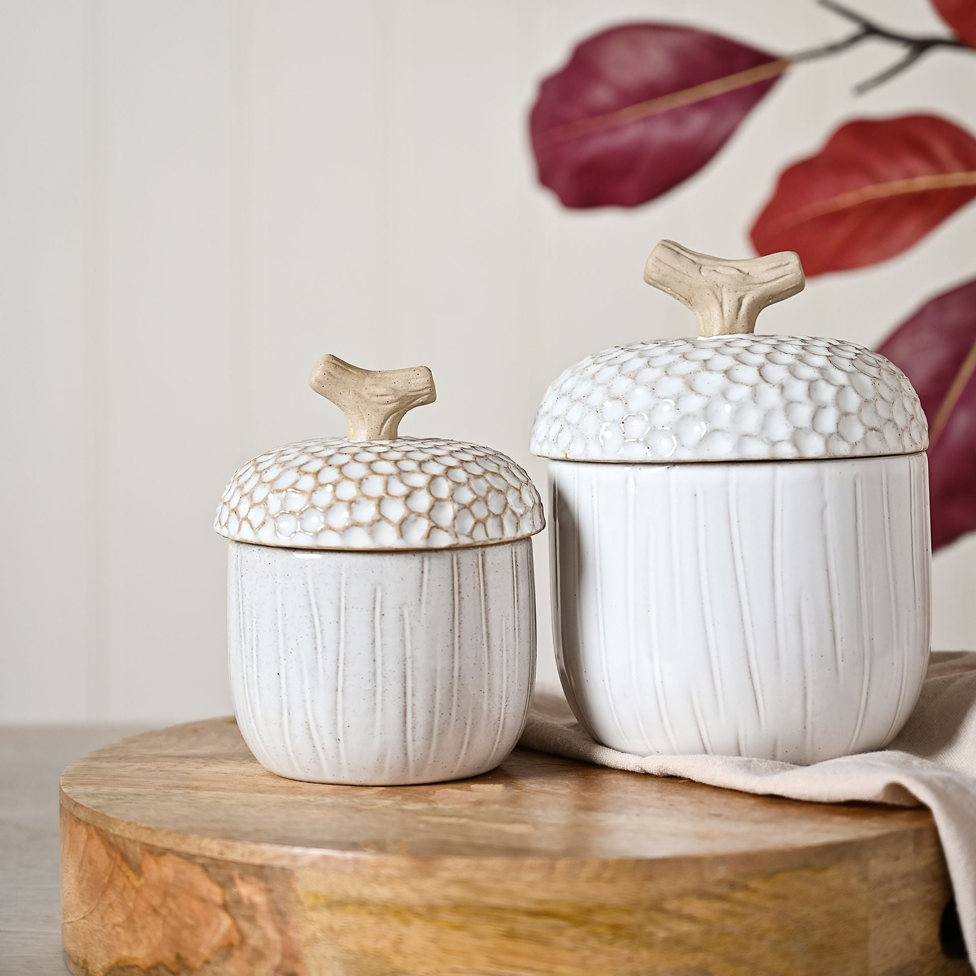 Country Living Acorn Storage Jar - Large