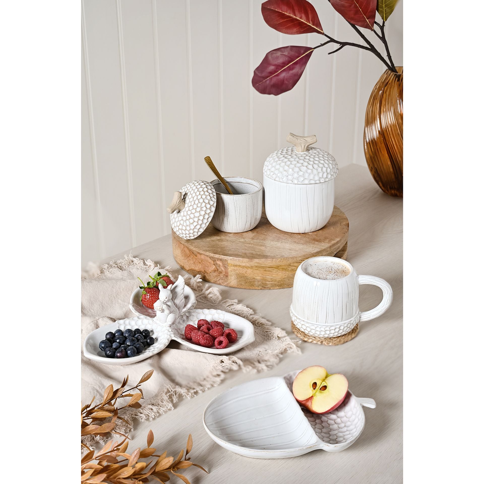 Country Living Acorn Storage Jar - Large
