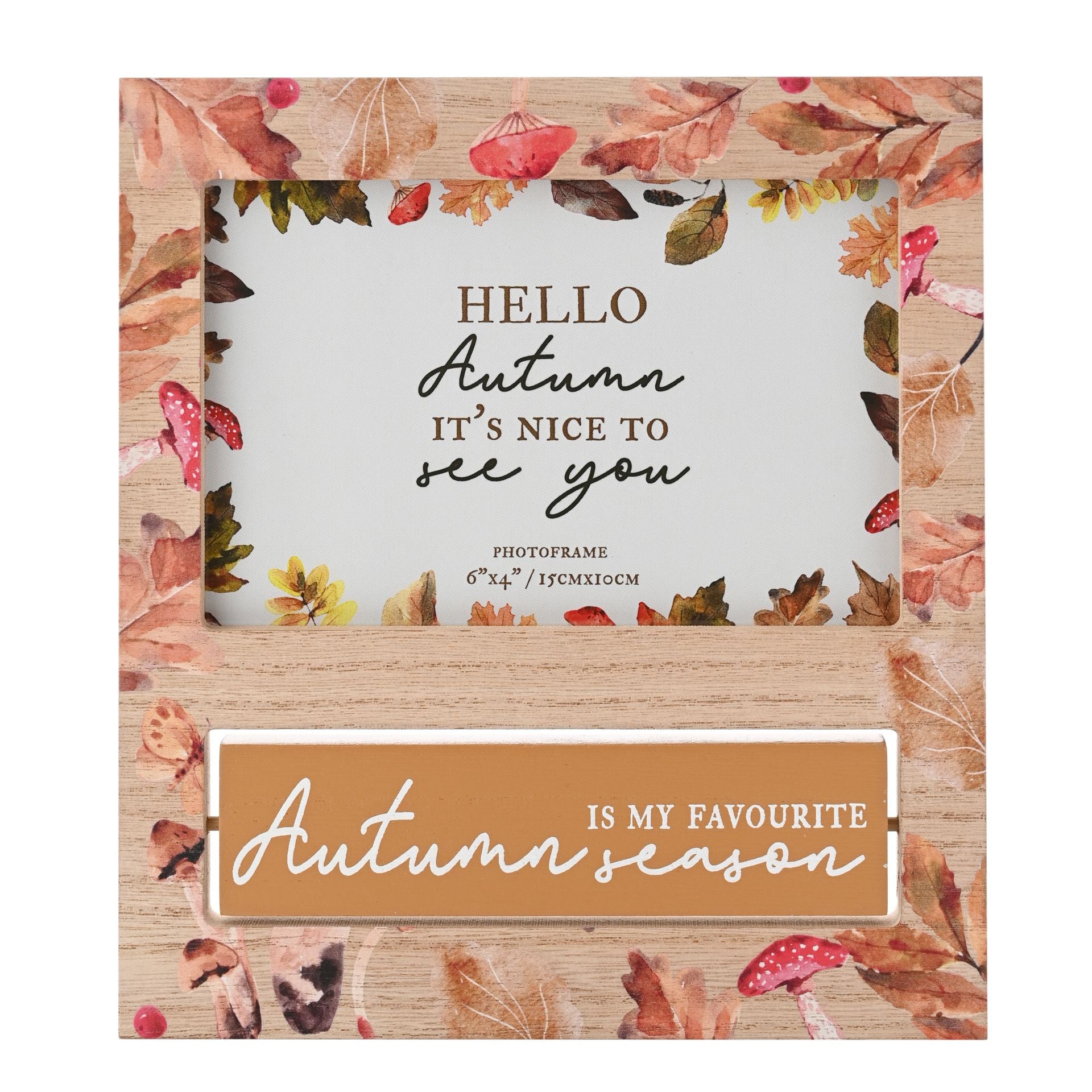 Country Living Photo Frame 4" x 6" - Autumn Natural