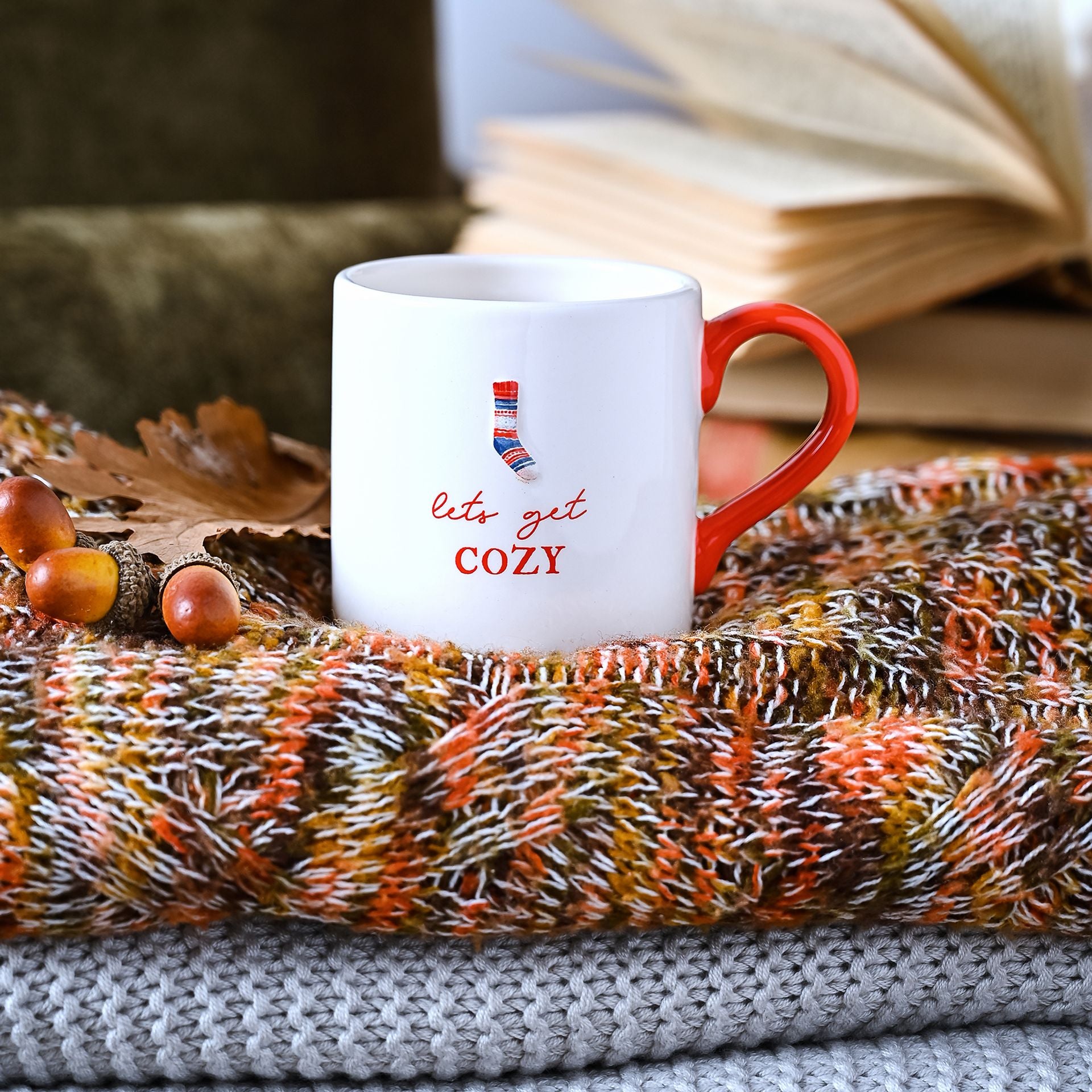 Country Living Mug 300ml - "Lets Get Cosy"