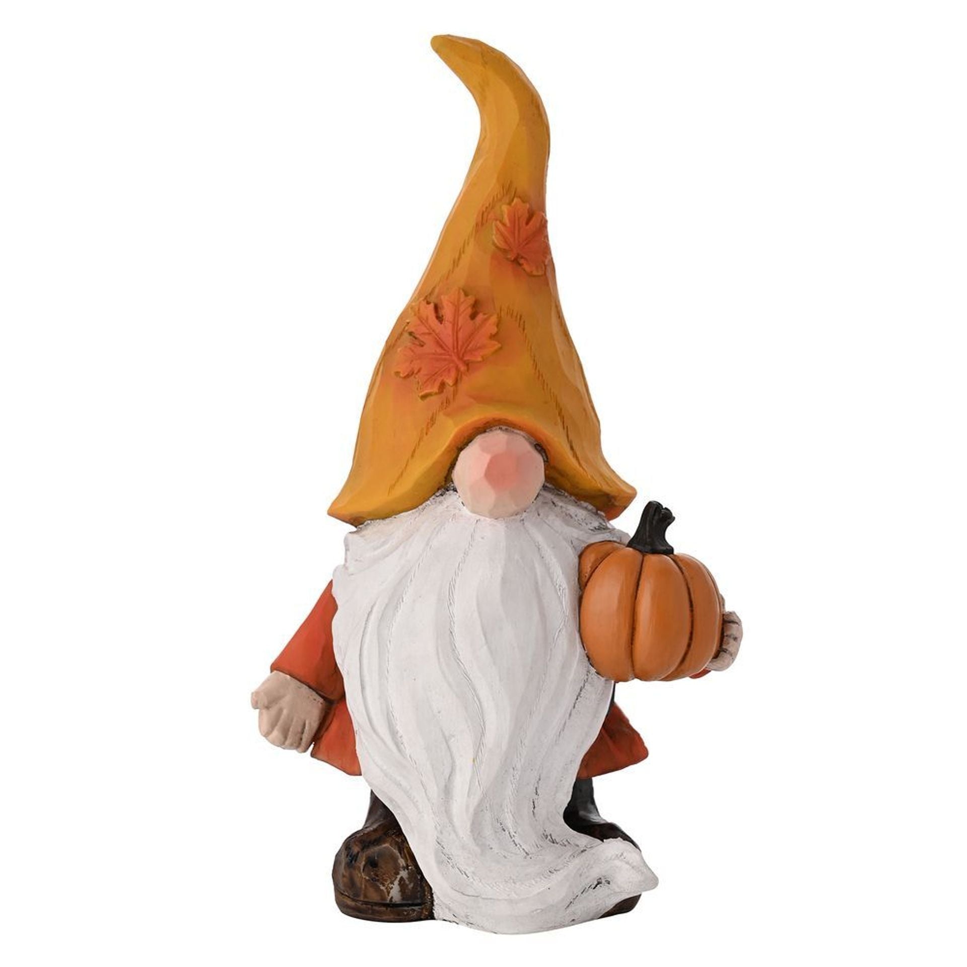 Country Living Autumn Gonk Holding A Pumpkin