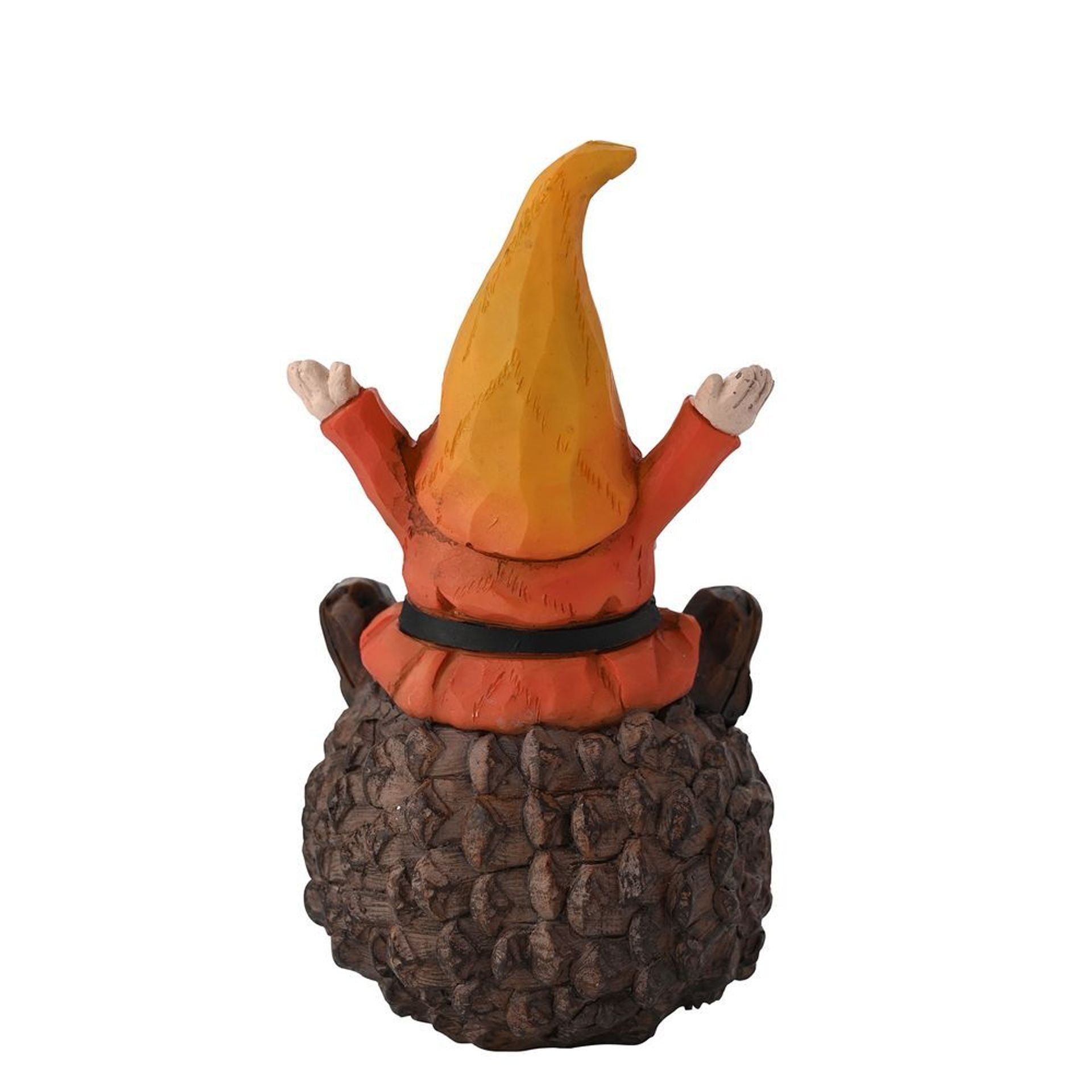 Country Living Autumn Gonk Sat on A Pinecone