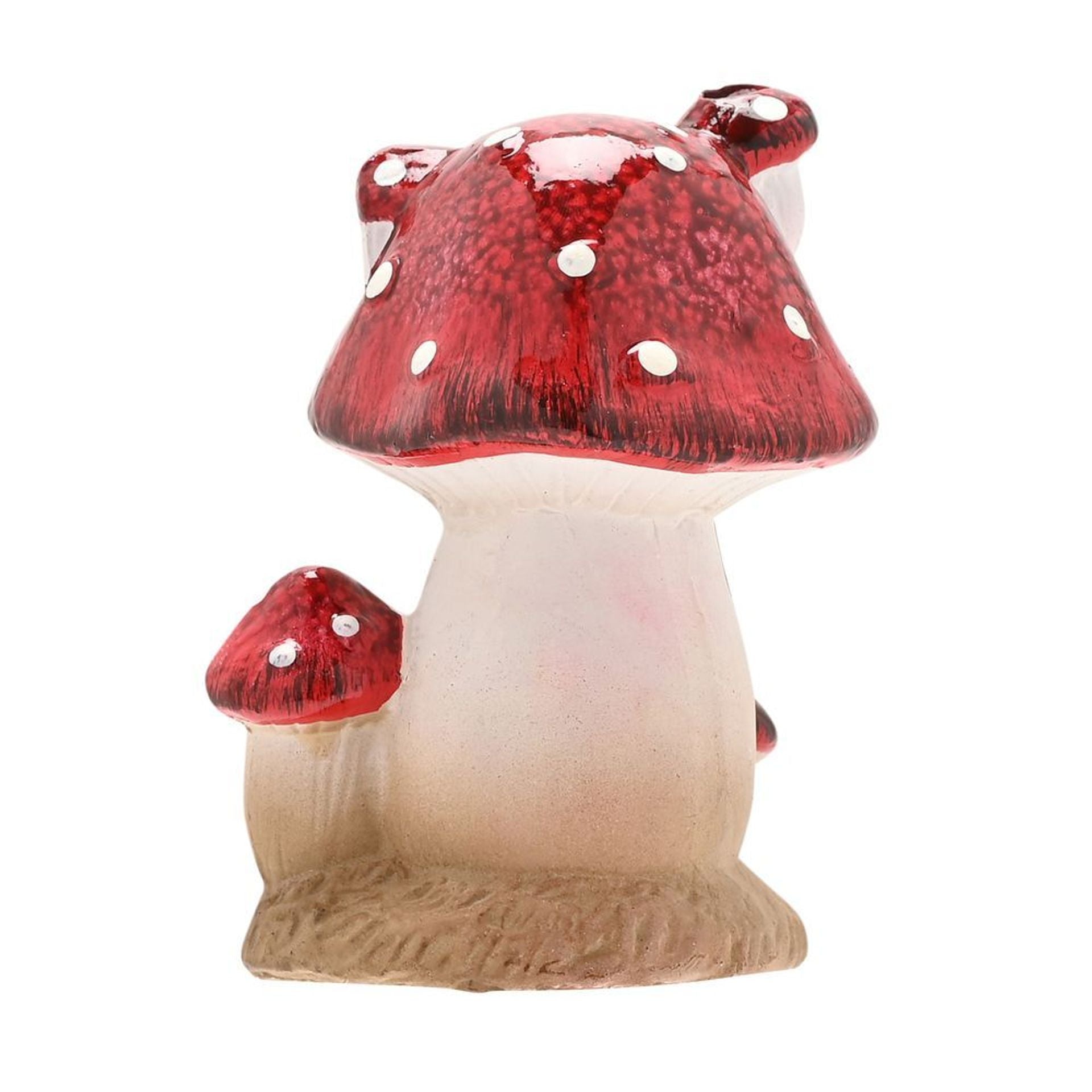 Country Living Multi Toadstool Cottage with LED Light