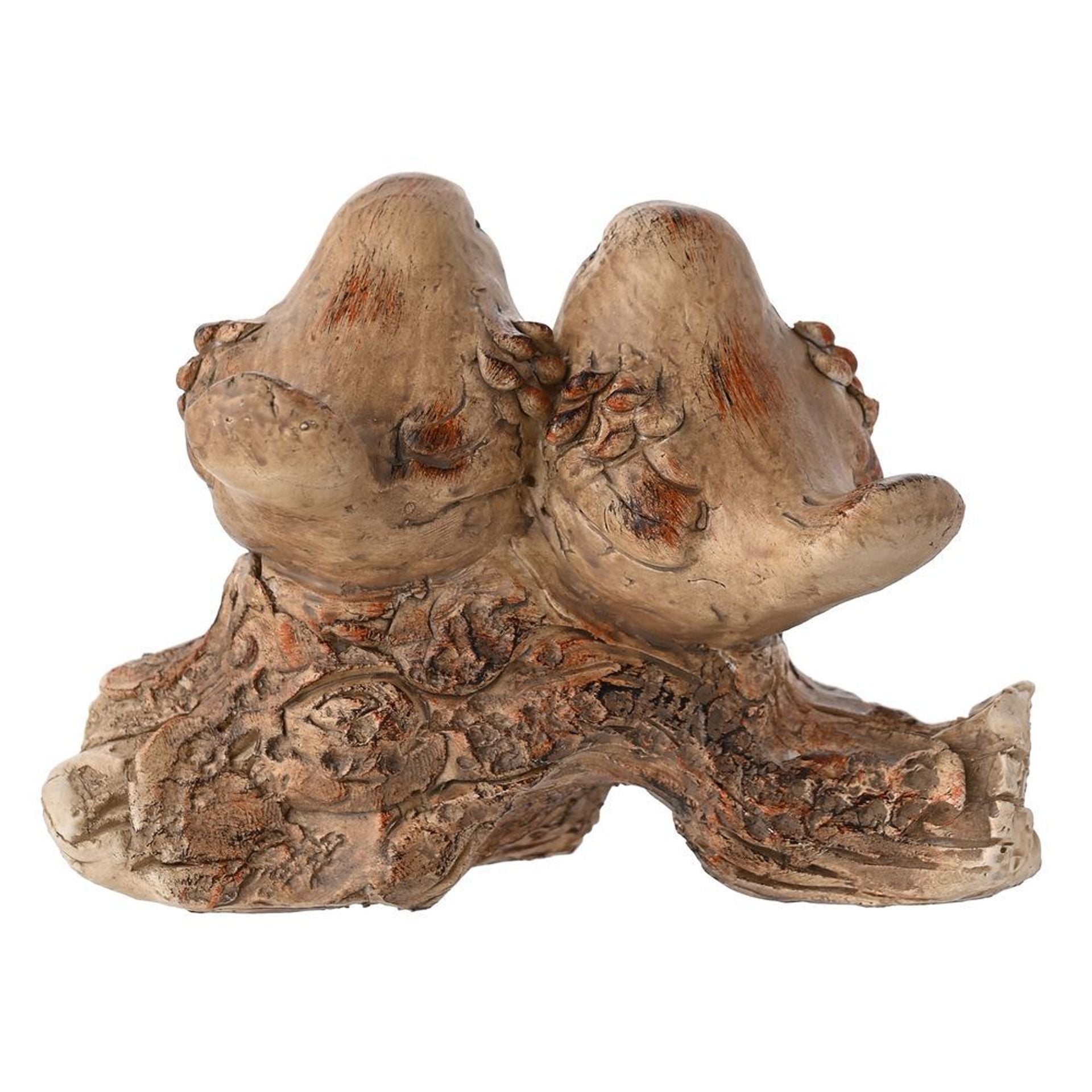 Country Living Wood Effect Resin Birds on a Branch