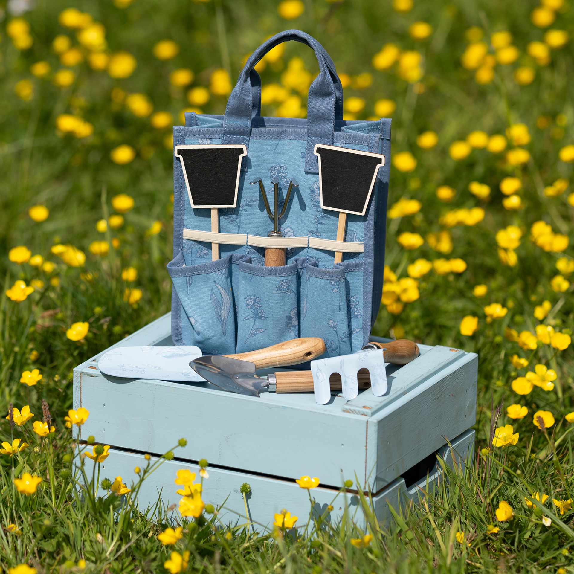 Country Living Mini Tote Bag with Garden Tool Set