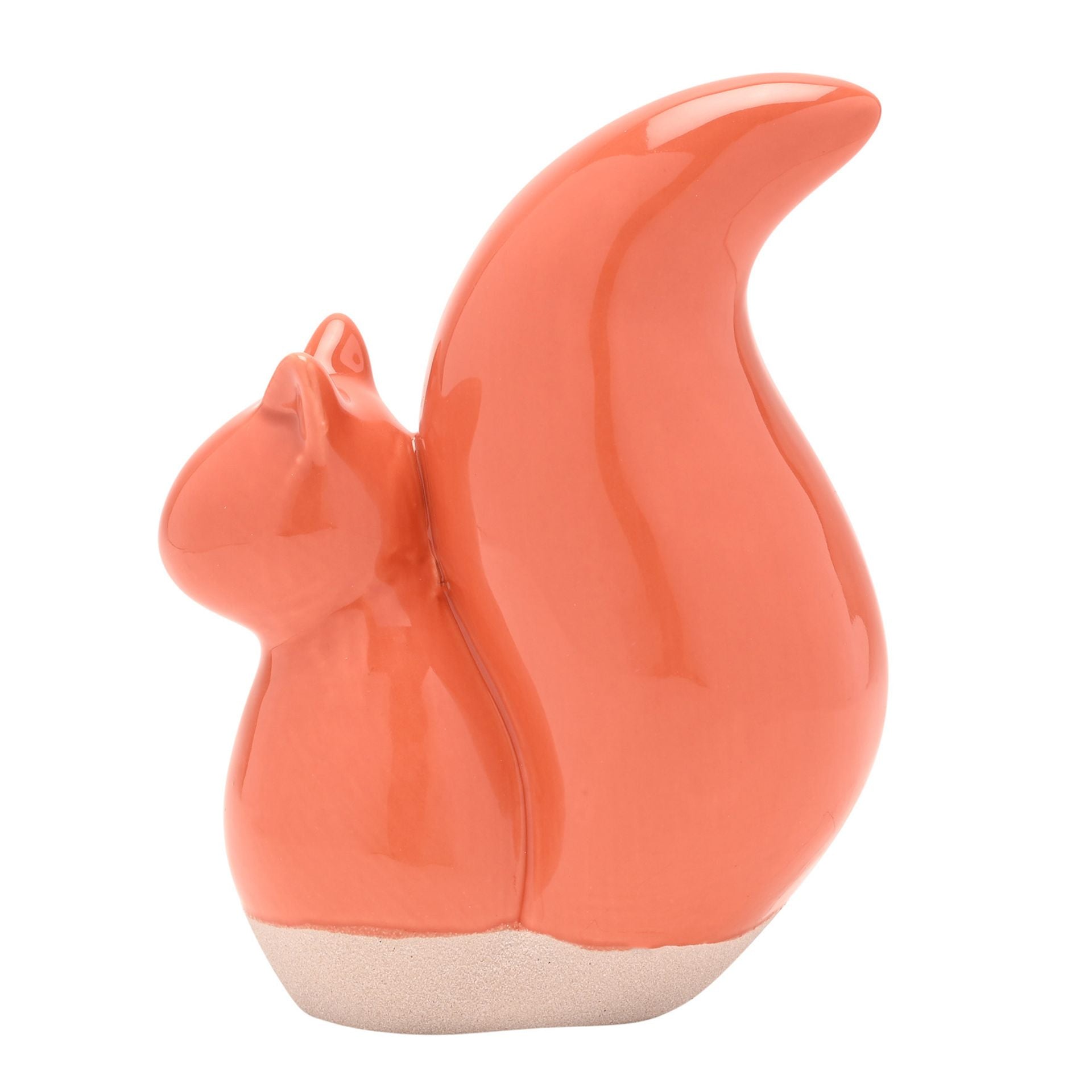 Country Living Orange Ceramic Squirrel - 15.5cm