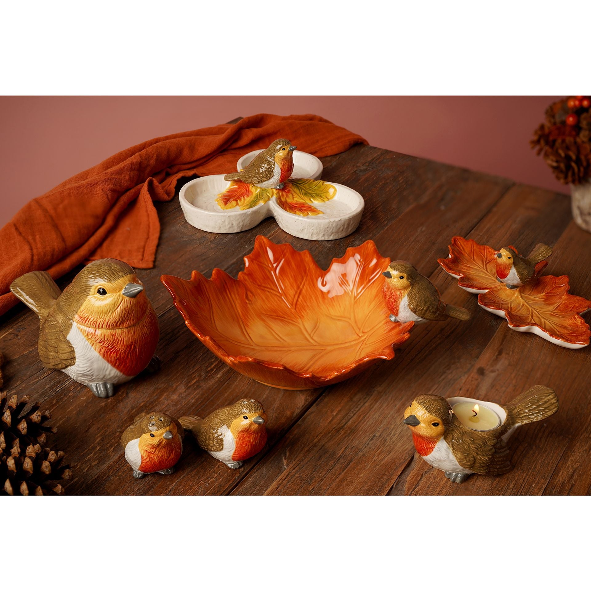 Country Living Robin Triple Dish Serving Tray
