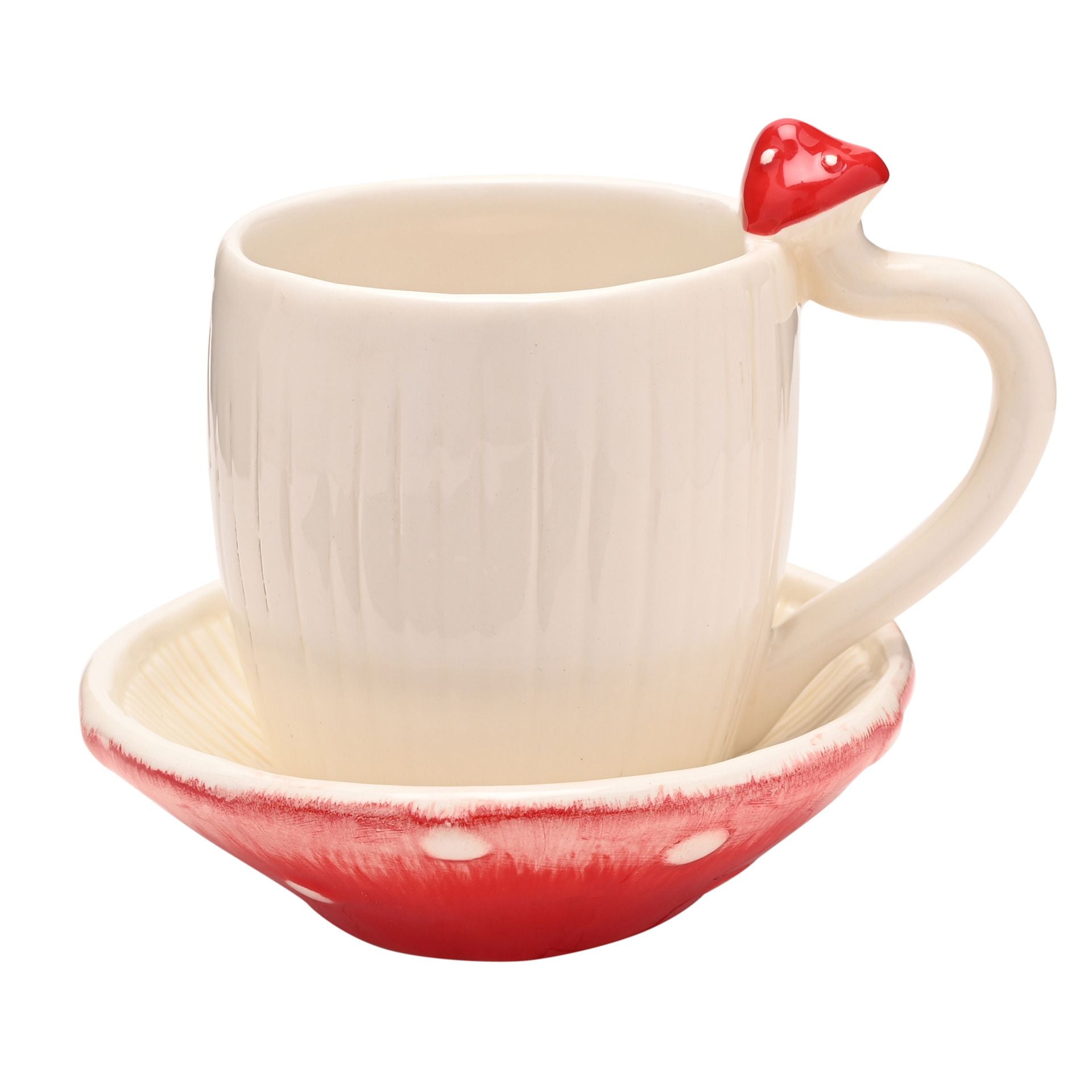 Country Living Toadstool Mug & Saucer