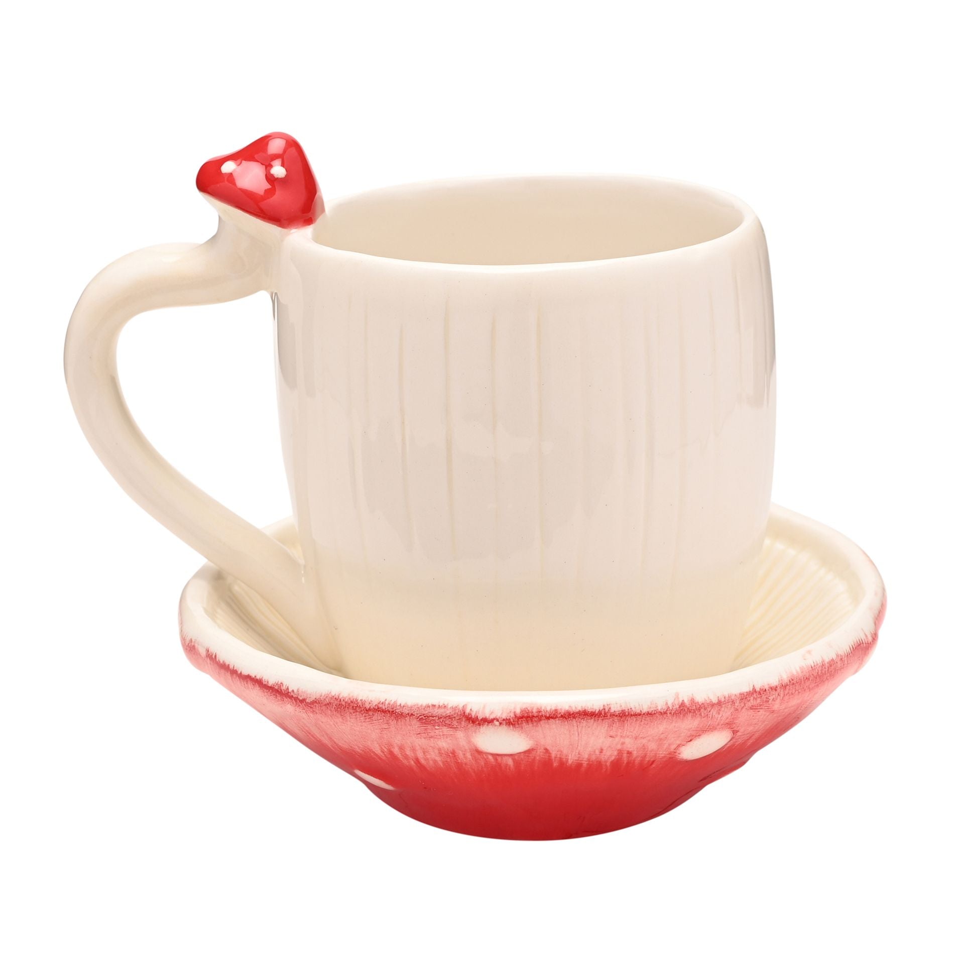 Country Living Toadstool Mug & Saucer