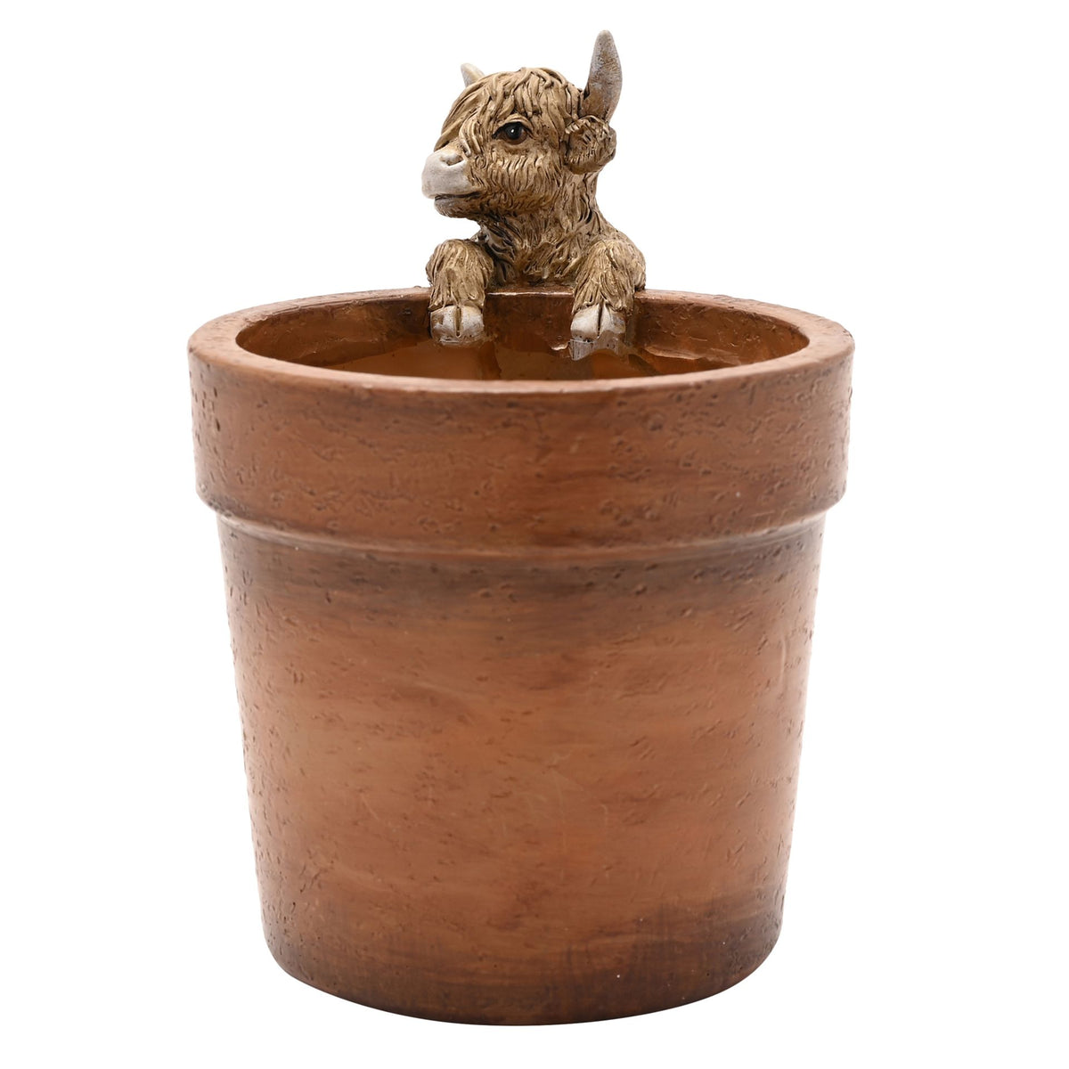 Country Living Highland Cow Plant Pot