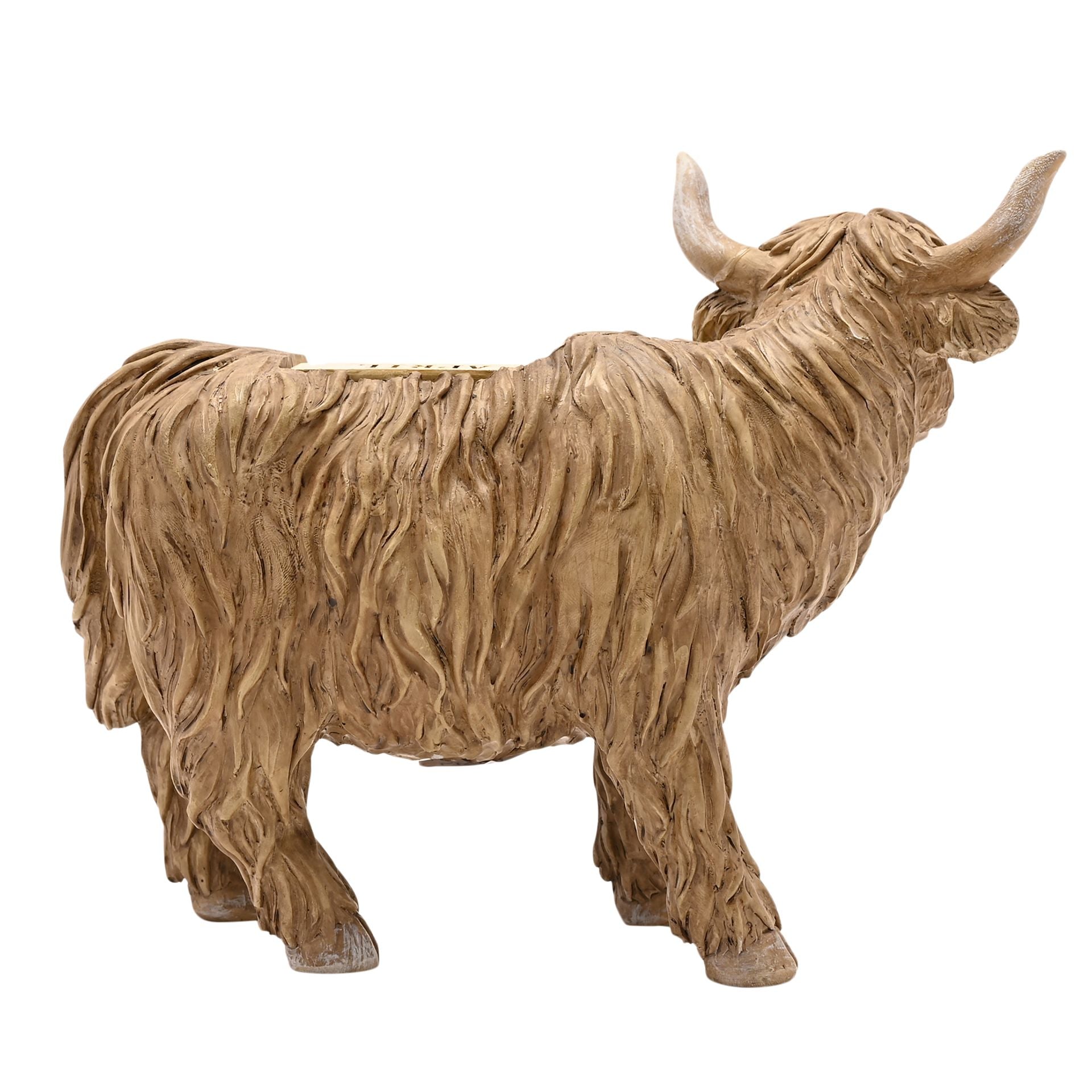 Country Living Highland Cow Figurine Calendar