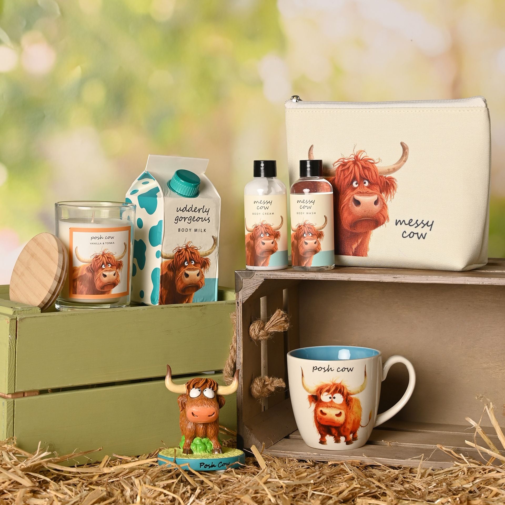 The Funny Farm Candle 250g - "Posh Cow"