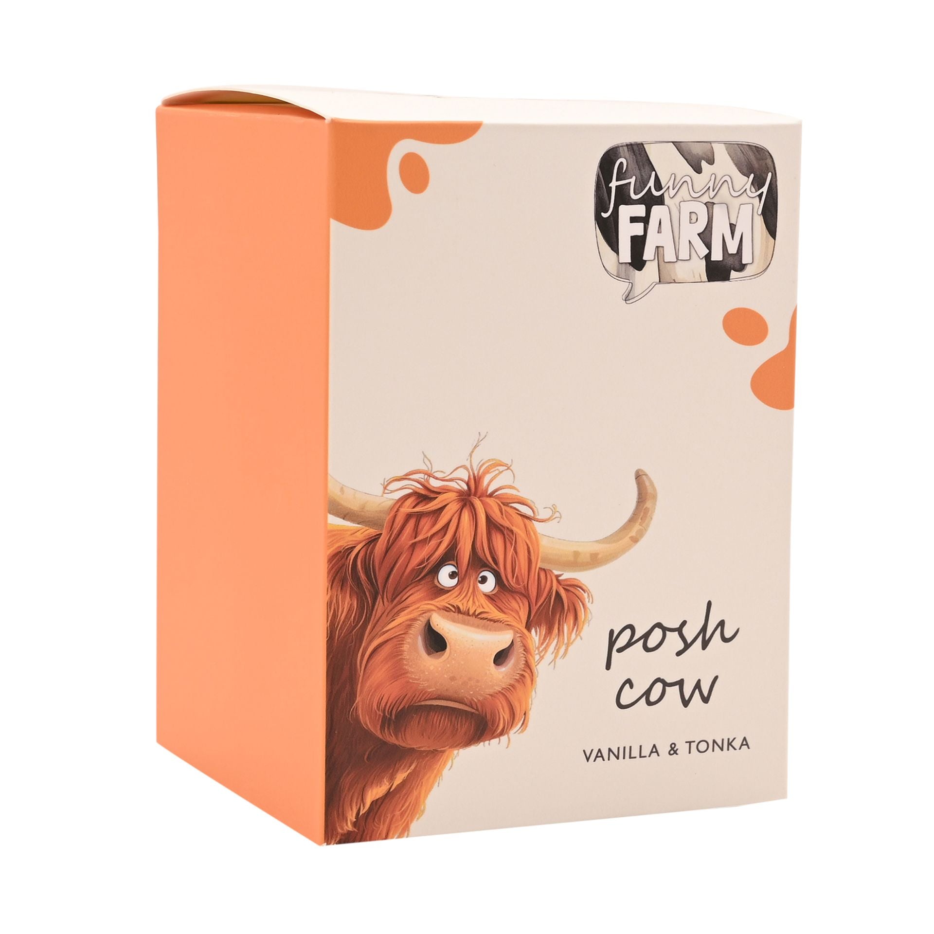 The Funny Farm Candle 250g - "Posh Cow"