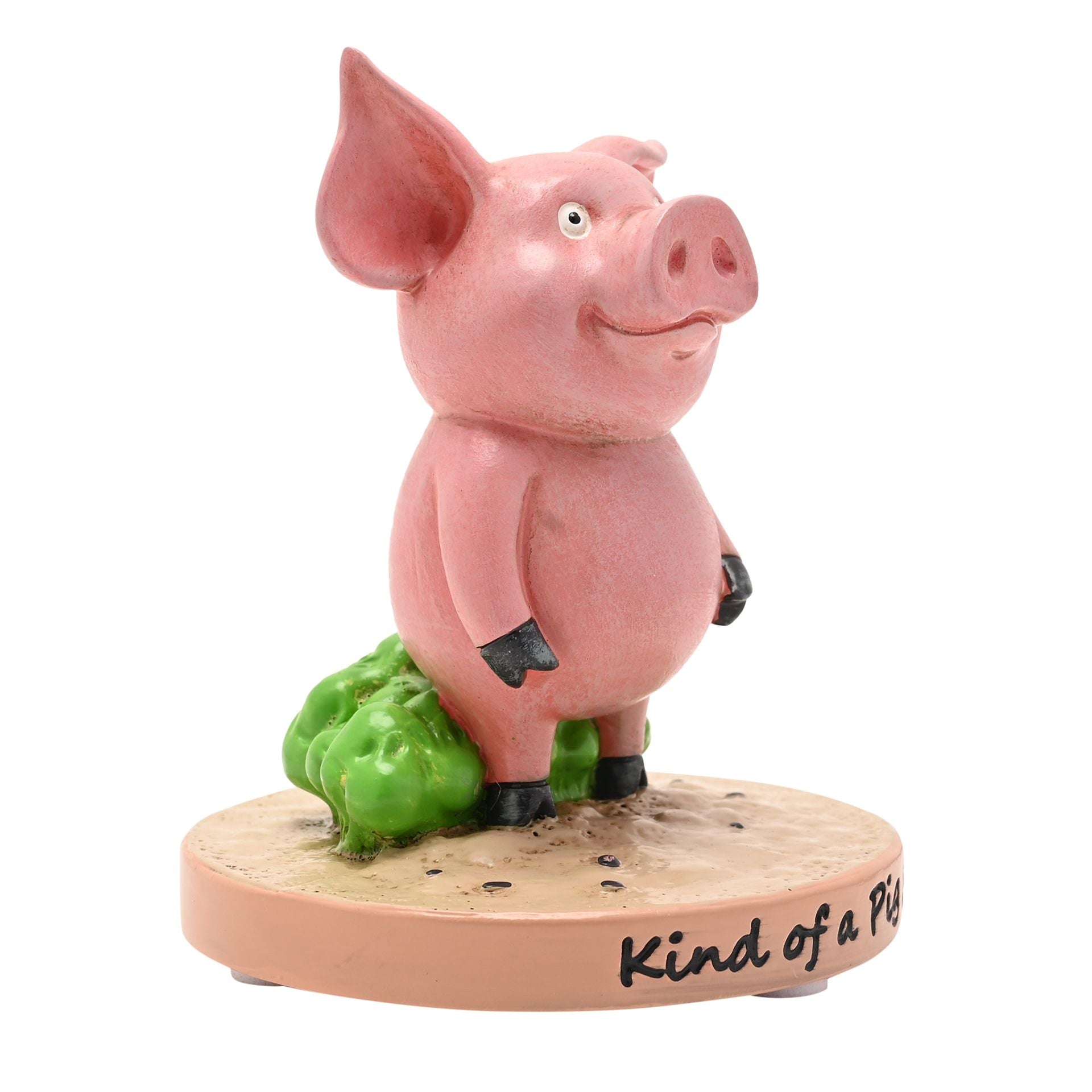 The Funny Farm Pig Figurine  "Kind of a Pig Deal"