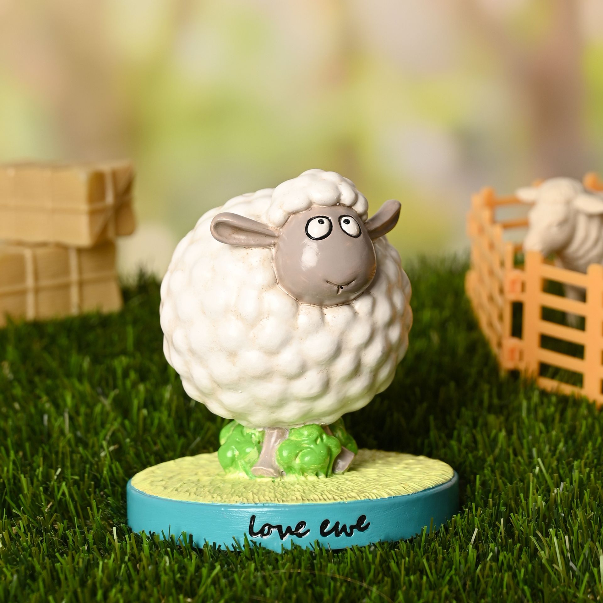 The Funny Farm Sheep Figurine "Love Ewe"