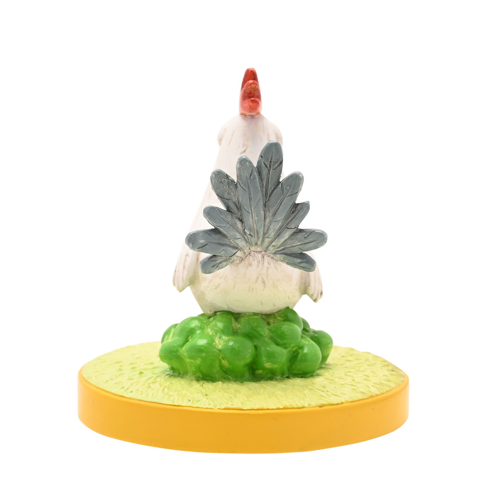 The Funny Farm Chicken Figurine "What The Cluck"