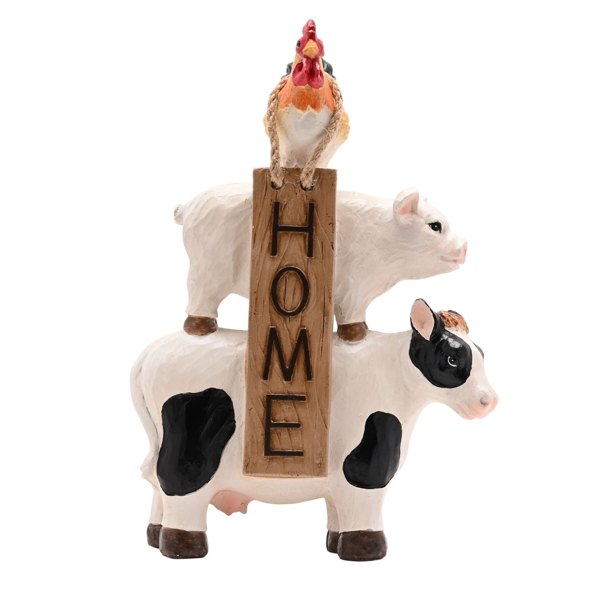 Country Living Resin Stacking Farm Animals "Home"