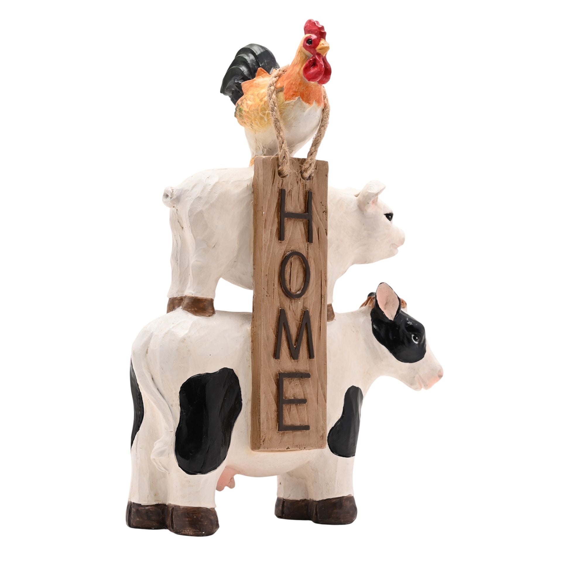 Country Living Resin Stacking Farm Animals "Home"