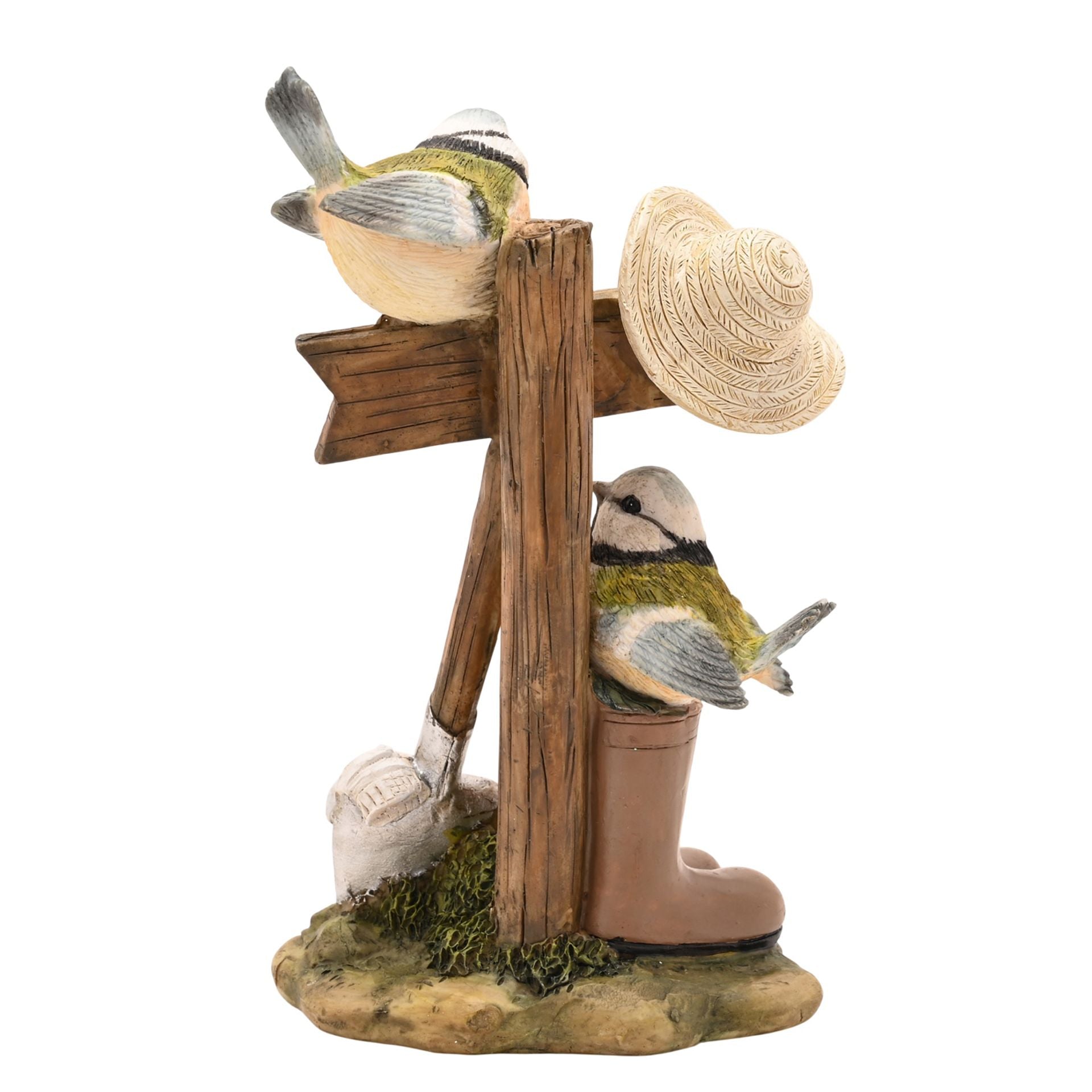 Country Living Blue Tits Welcome Sign