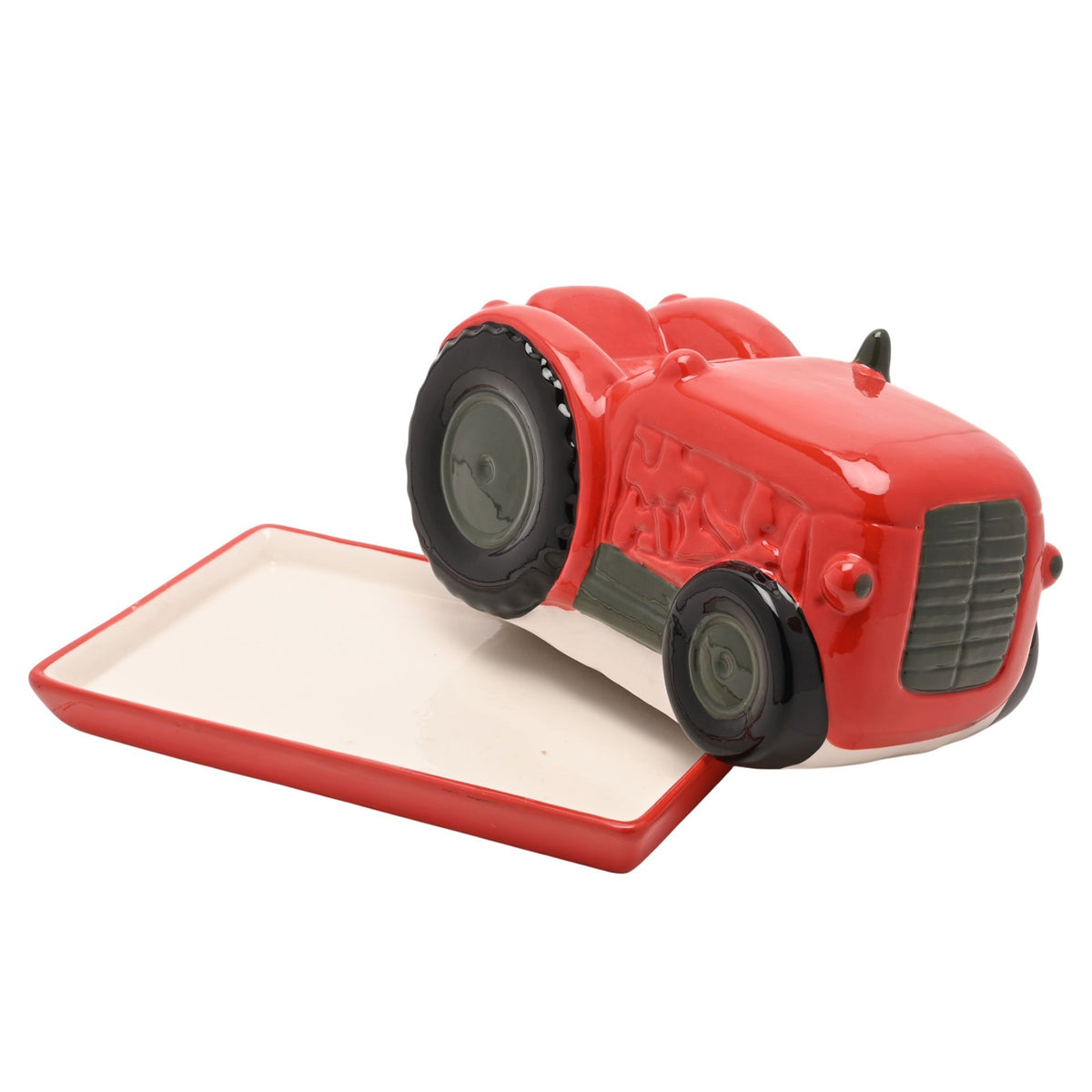 Country Living Tractor Butter Dish