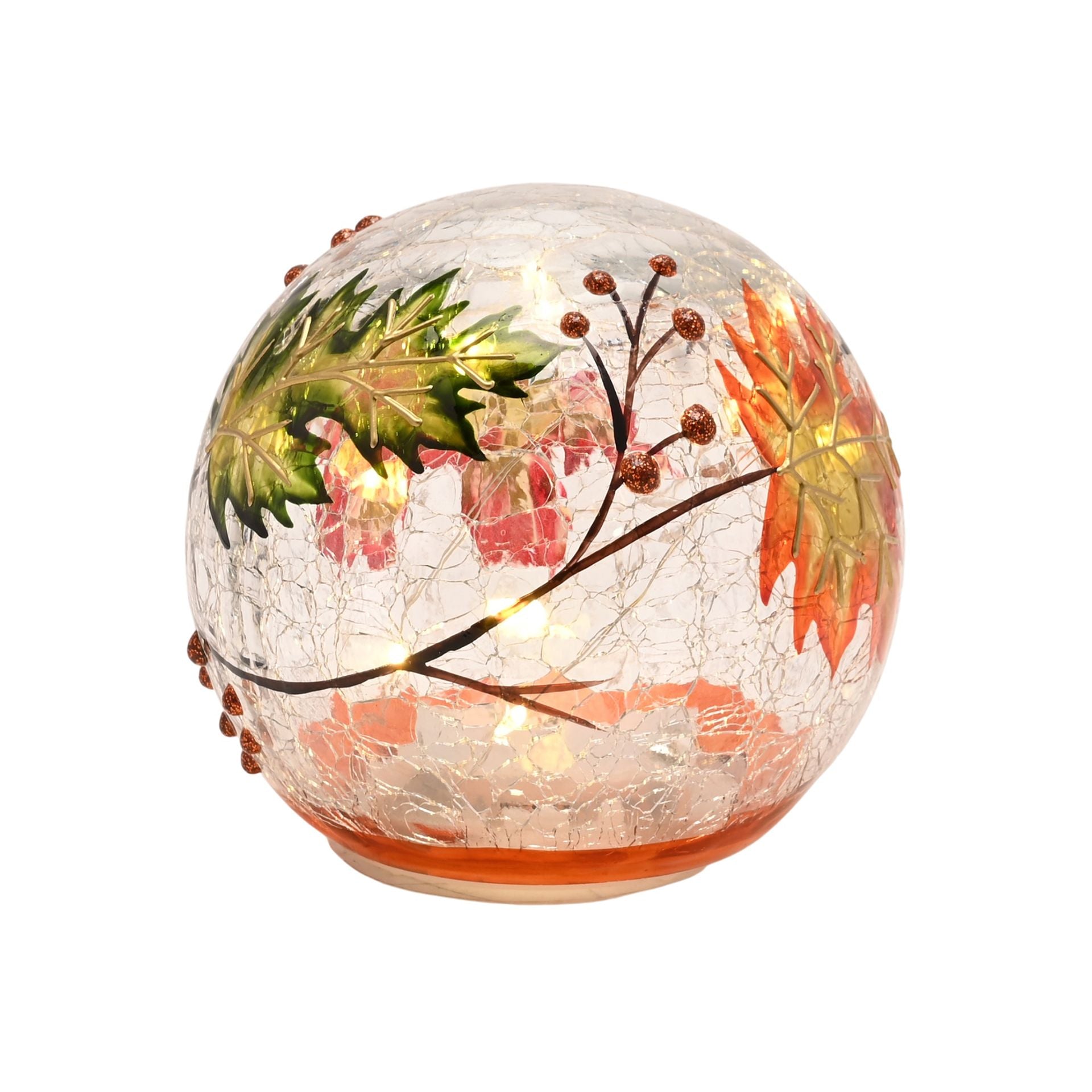 Country Living Autumn Leaf LED Light Up Orb