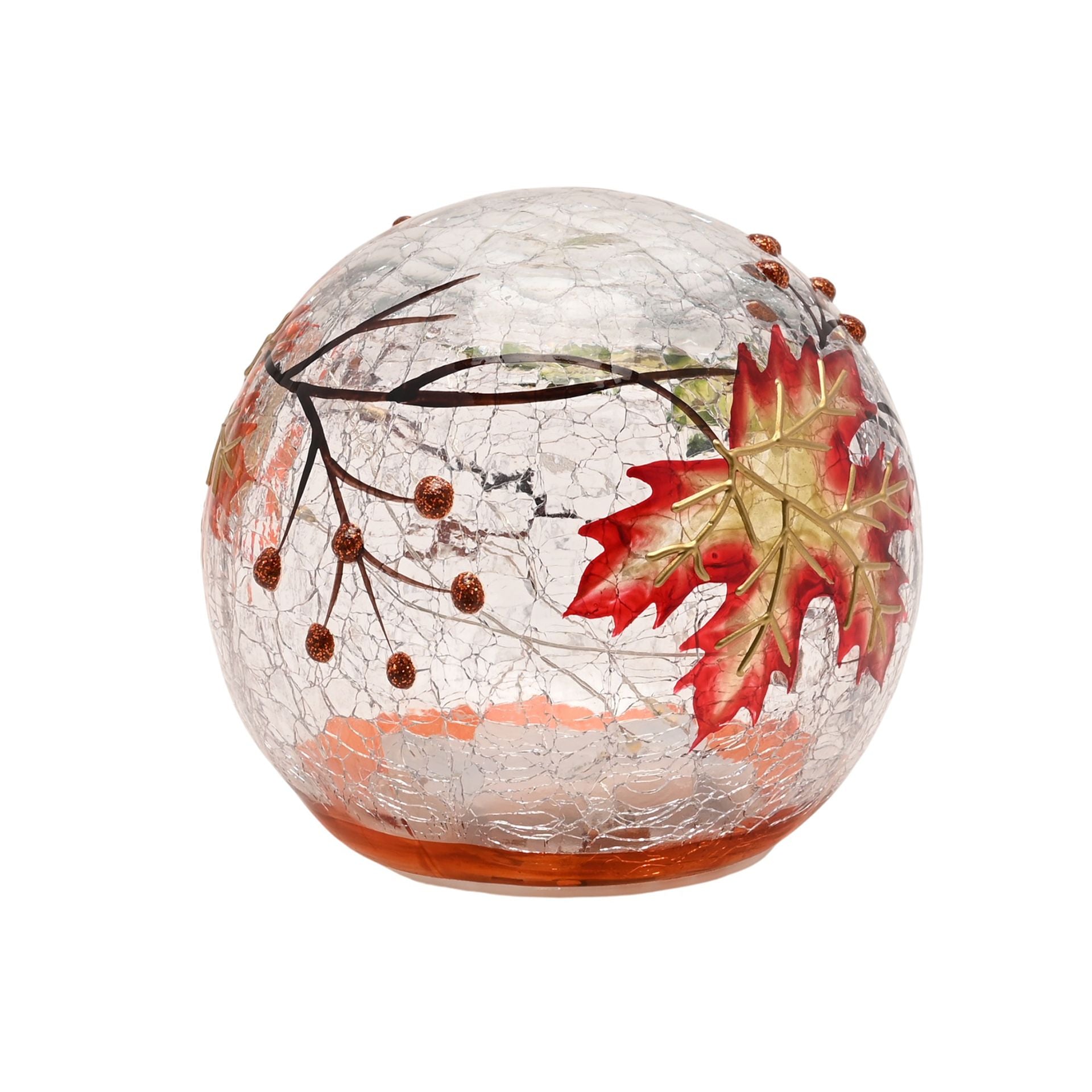 Country Living Autumn Leaf LED Light Up Orb