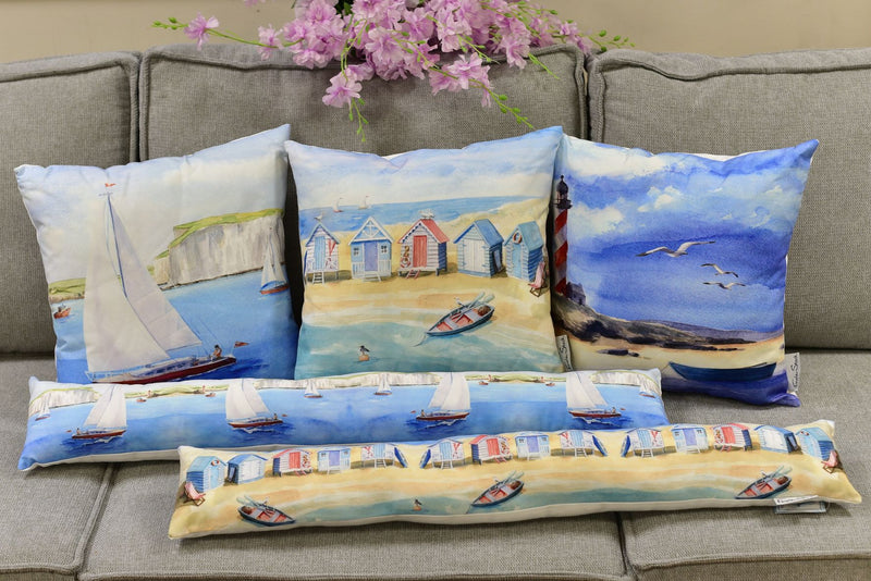 By The Seaside Cushion - Lighthouse Design 40cm