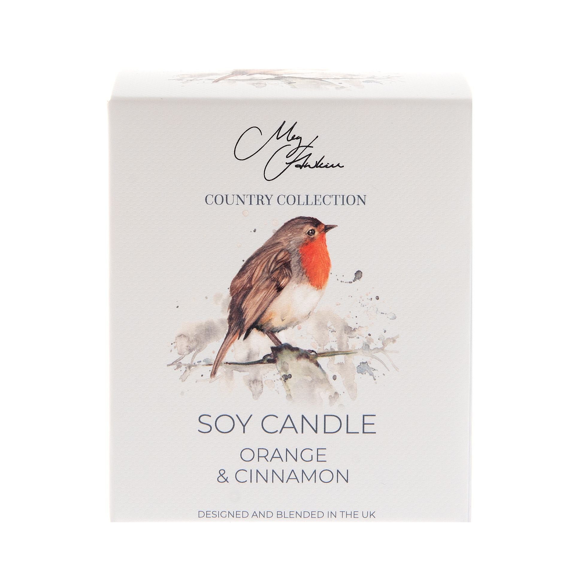 Meg Hawkins 250g Candle - Robin Orange & Cinnamon