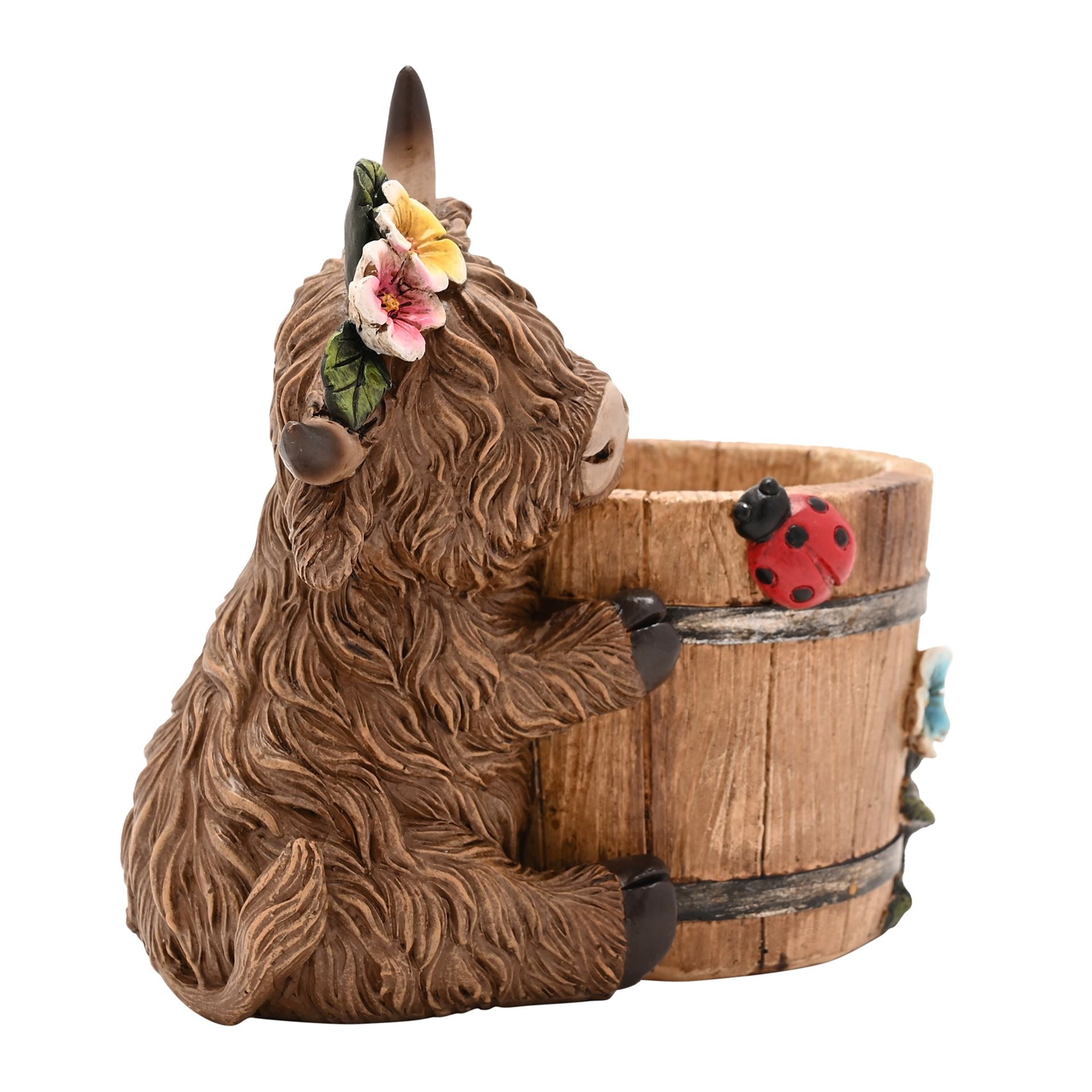 Country Living Highland Cow Planter