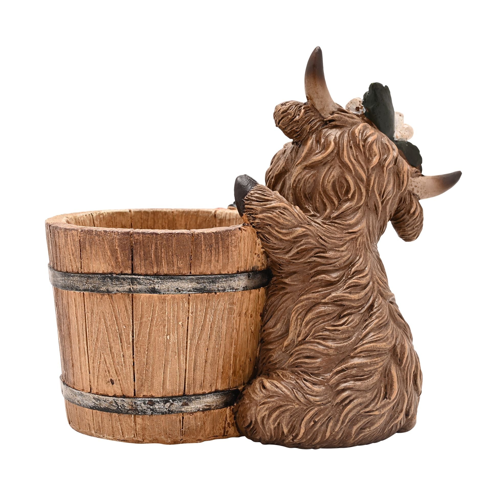 Country Living Highland Cow Planter