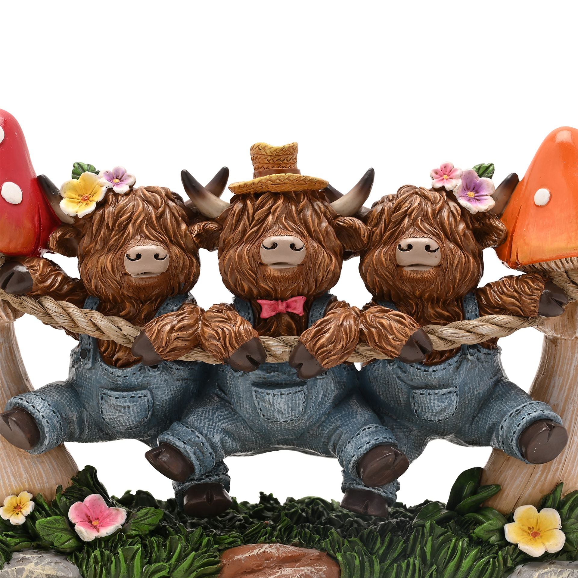 Country Living Highland Cow Trio