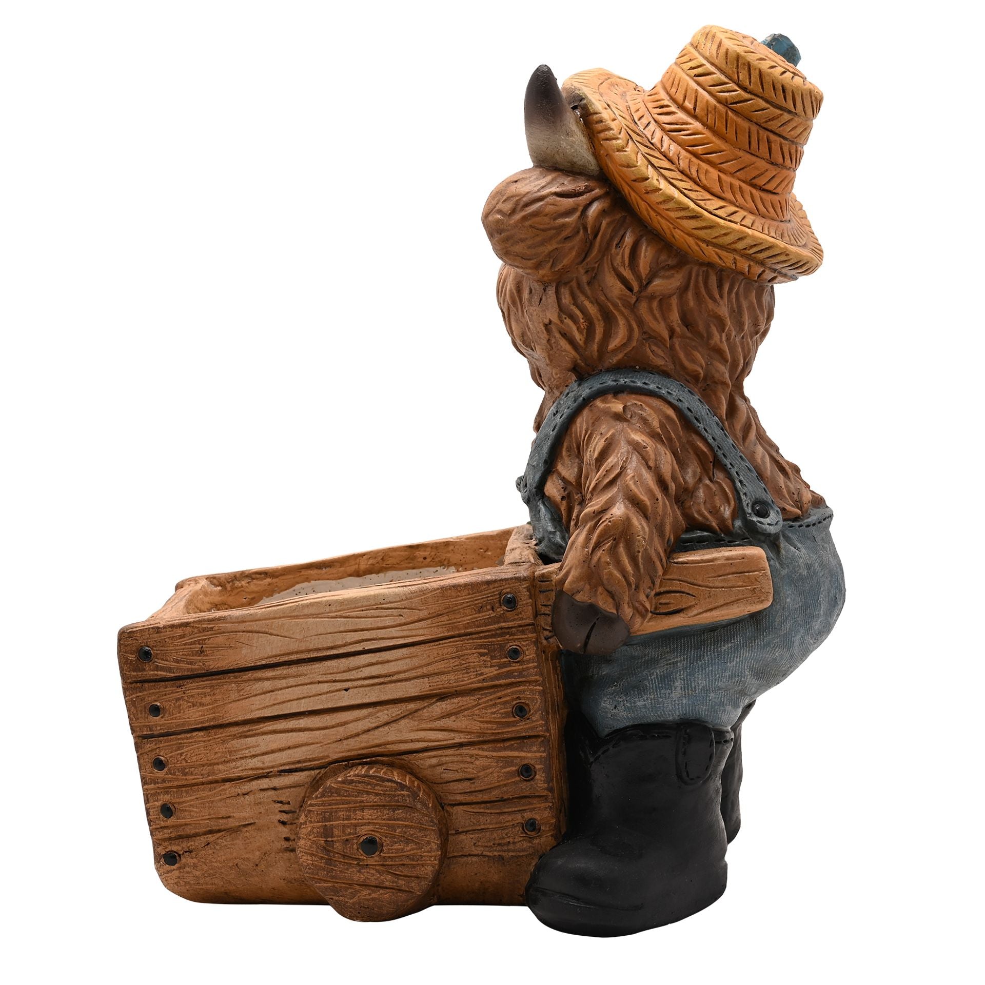 Country Living Highland Cow Outdoor Planter