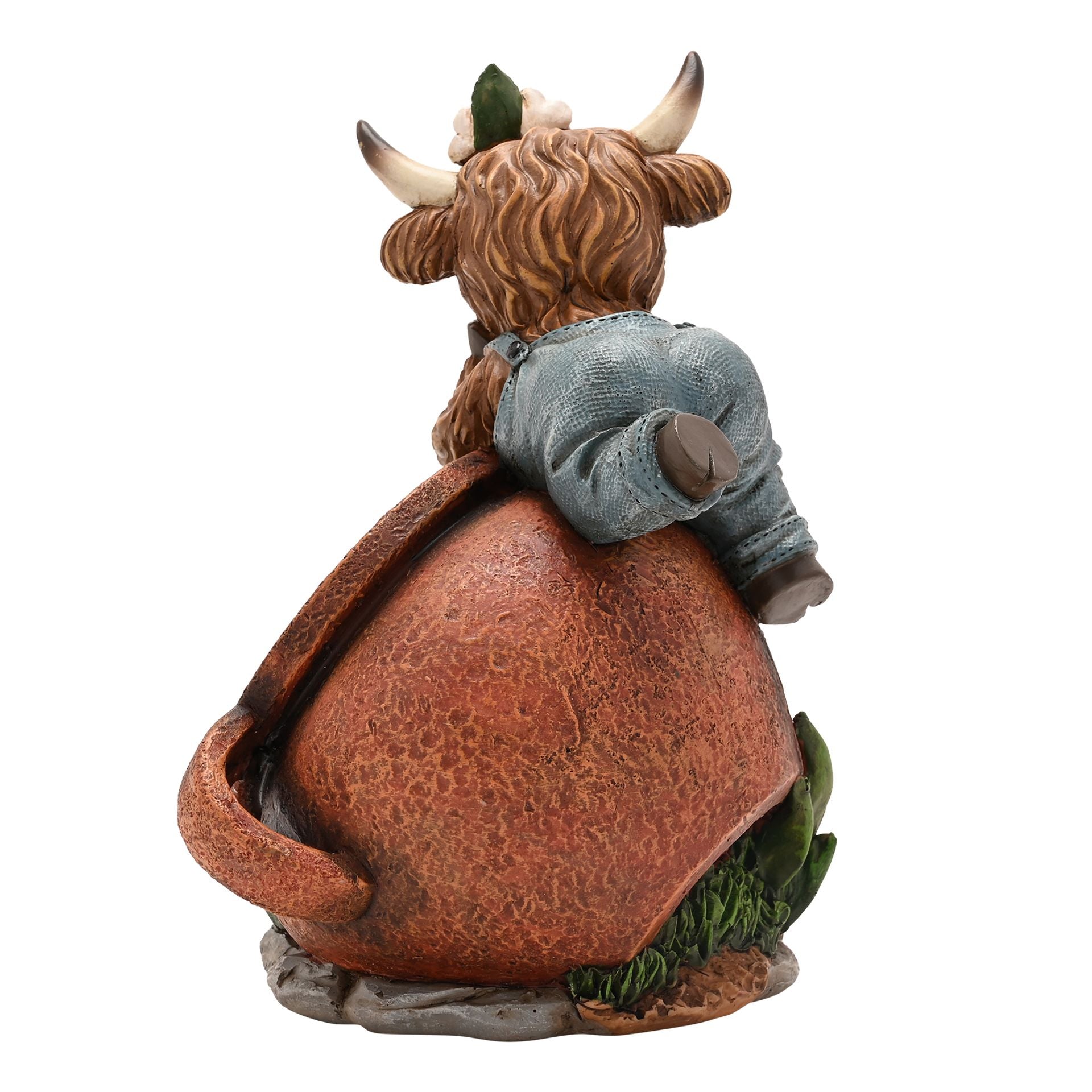 Country Living Highland Cow Spring Planter