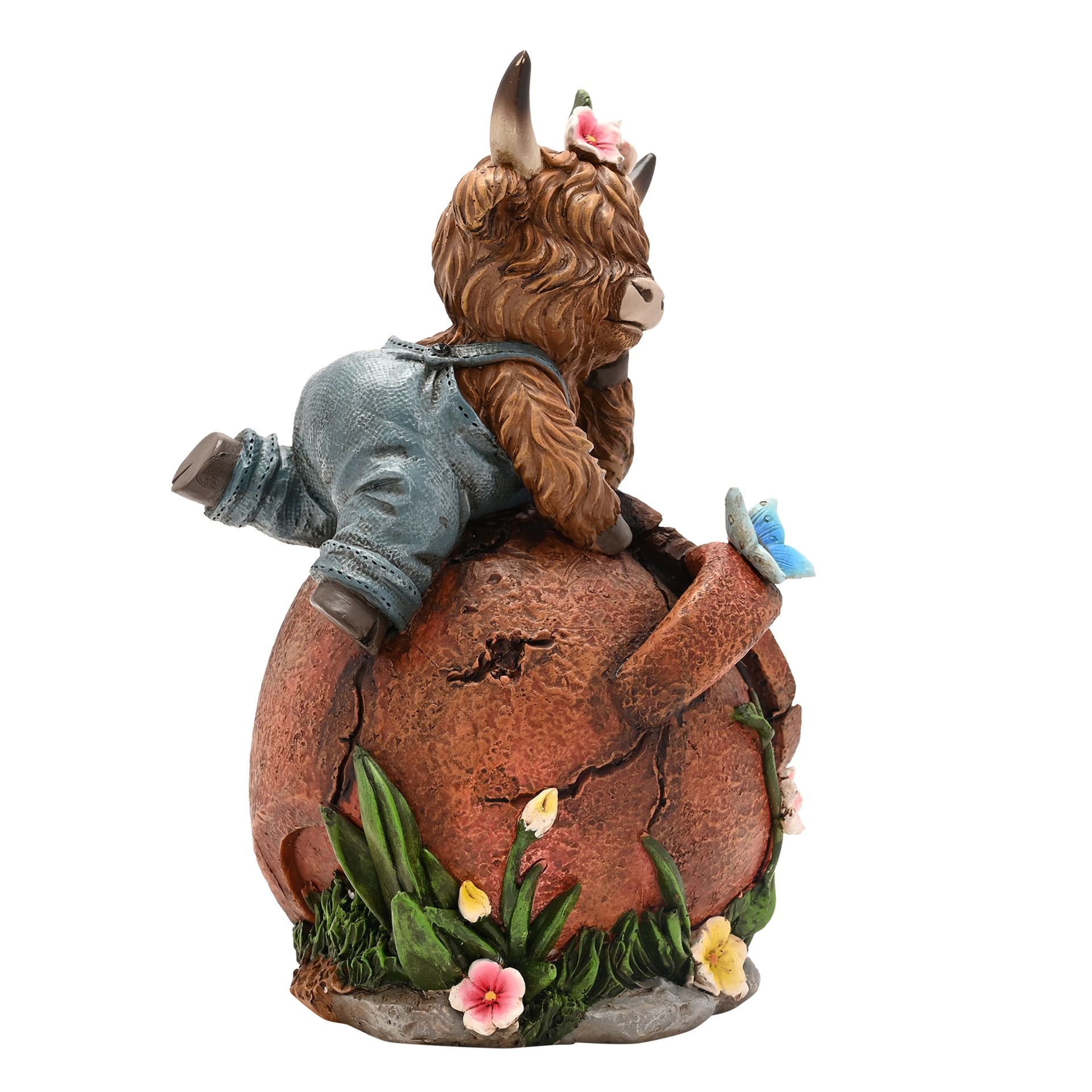 Country Living Highland Cow Spring Planter