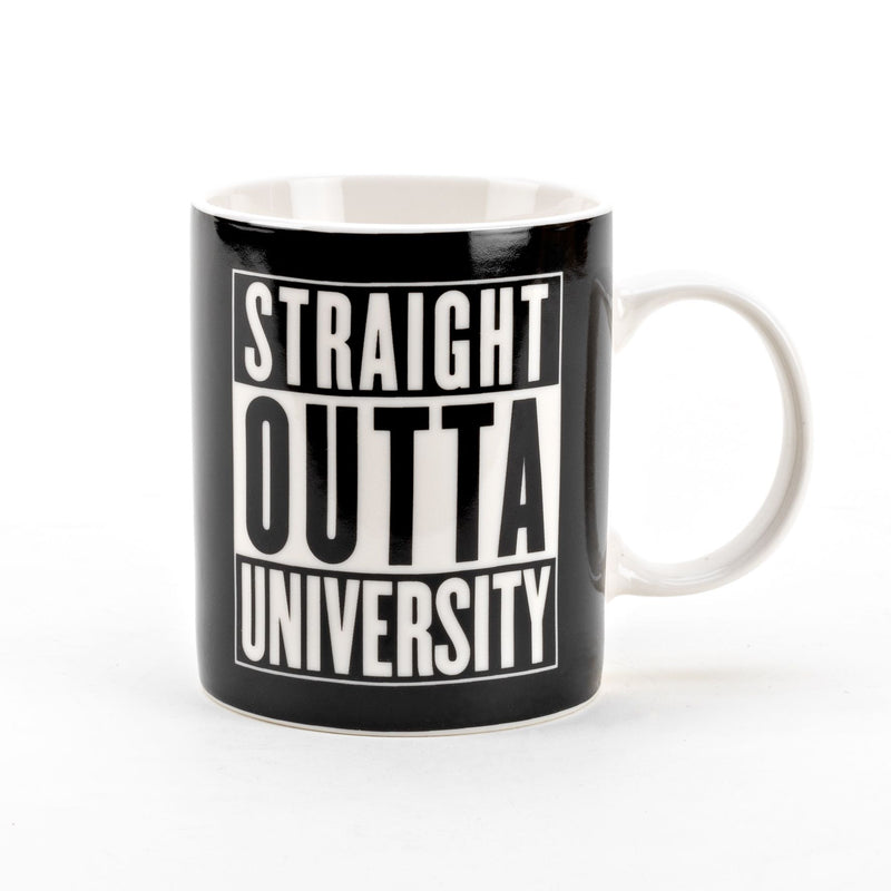 Graduation Porcelain Mug - Straight Outta University