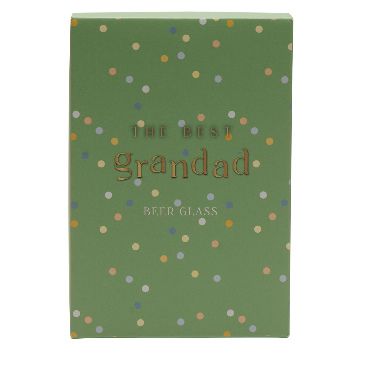 Confetti Beer Glass - The Best Grandad