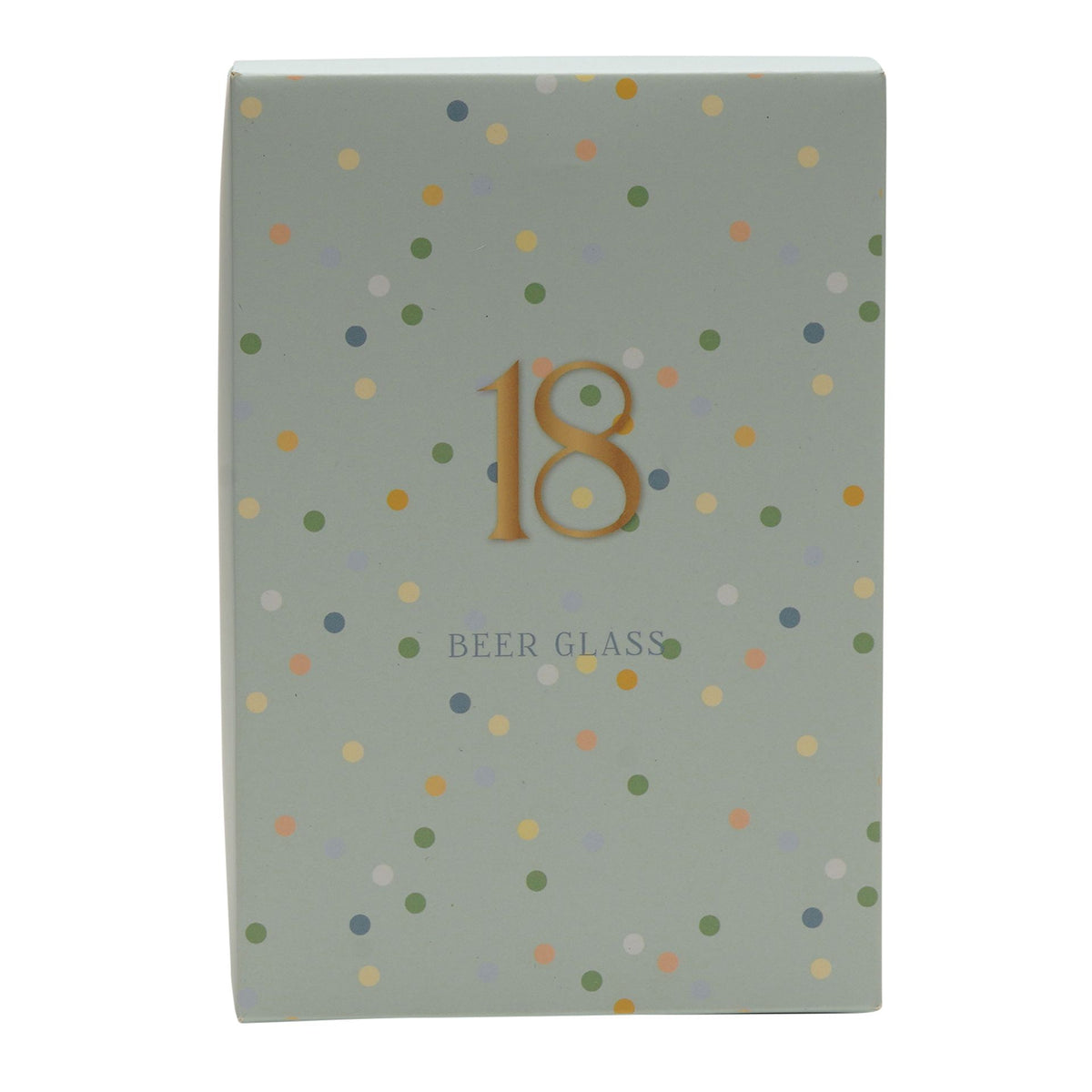 Confetti Beer Glass - 18