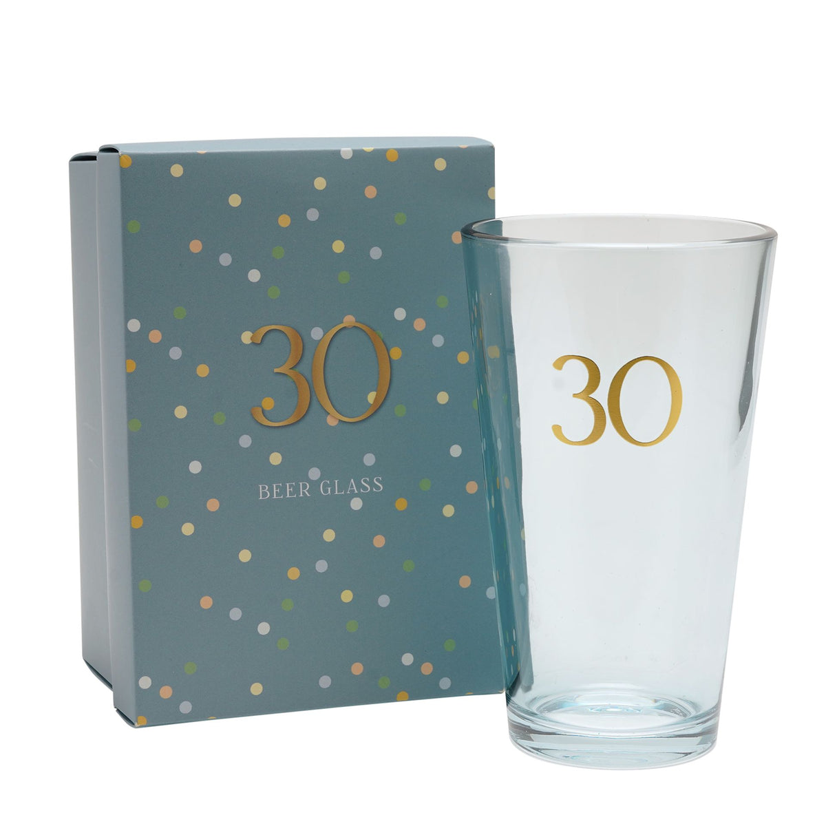 Confetti Beer Glass - 30