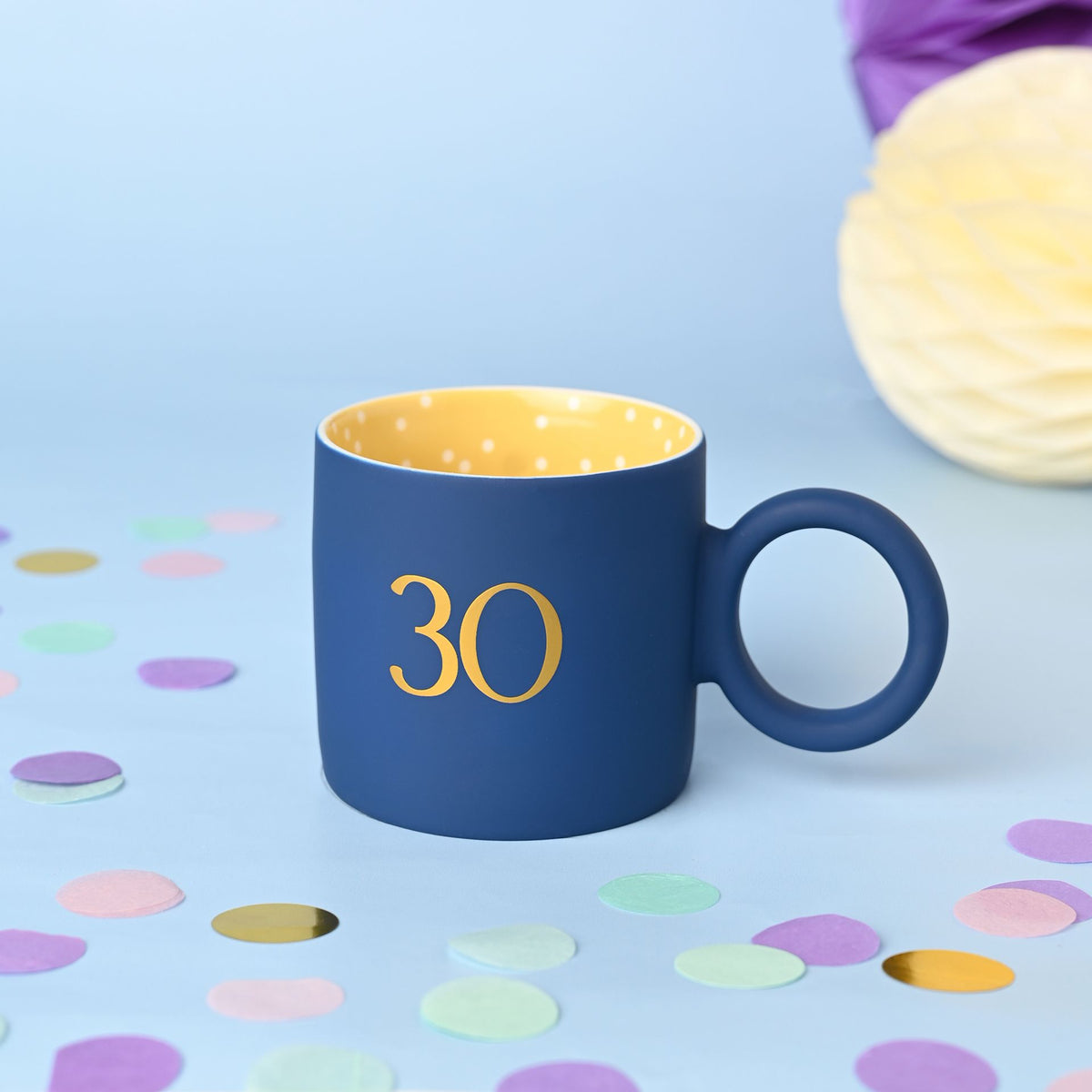 Confetti Mug Blue - 30