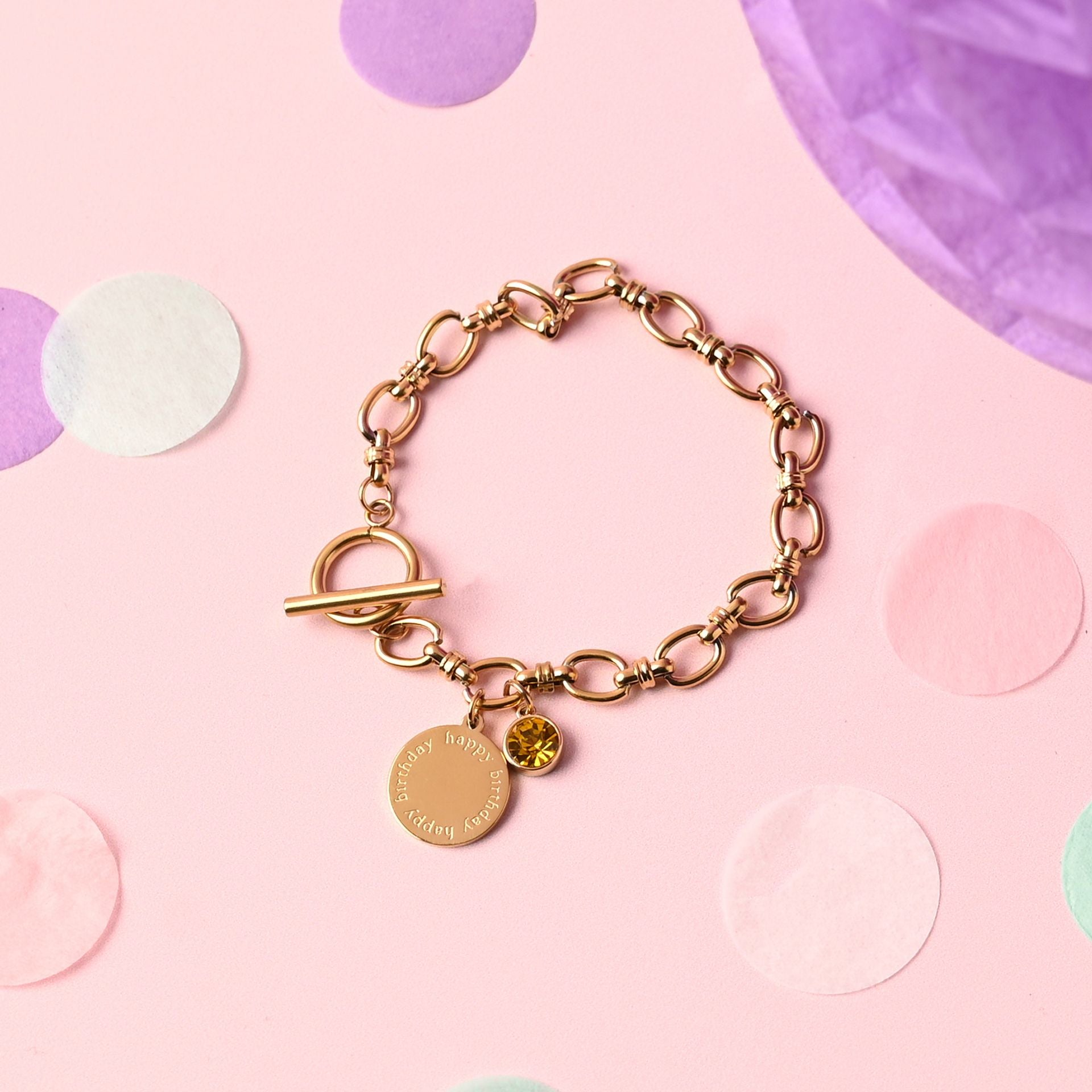 Confetti Bracelet - Happy Birthday