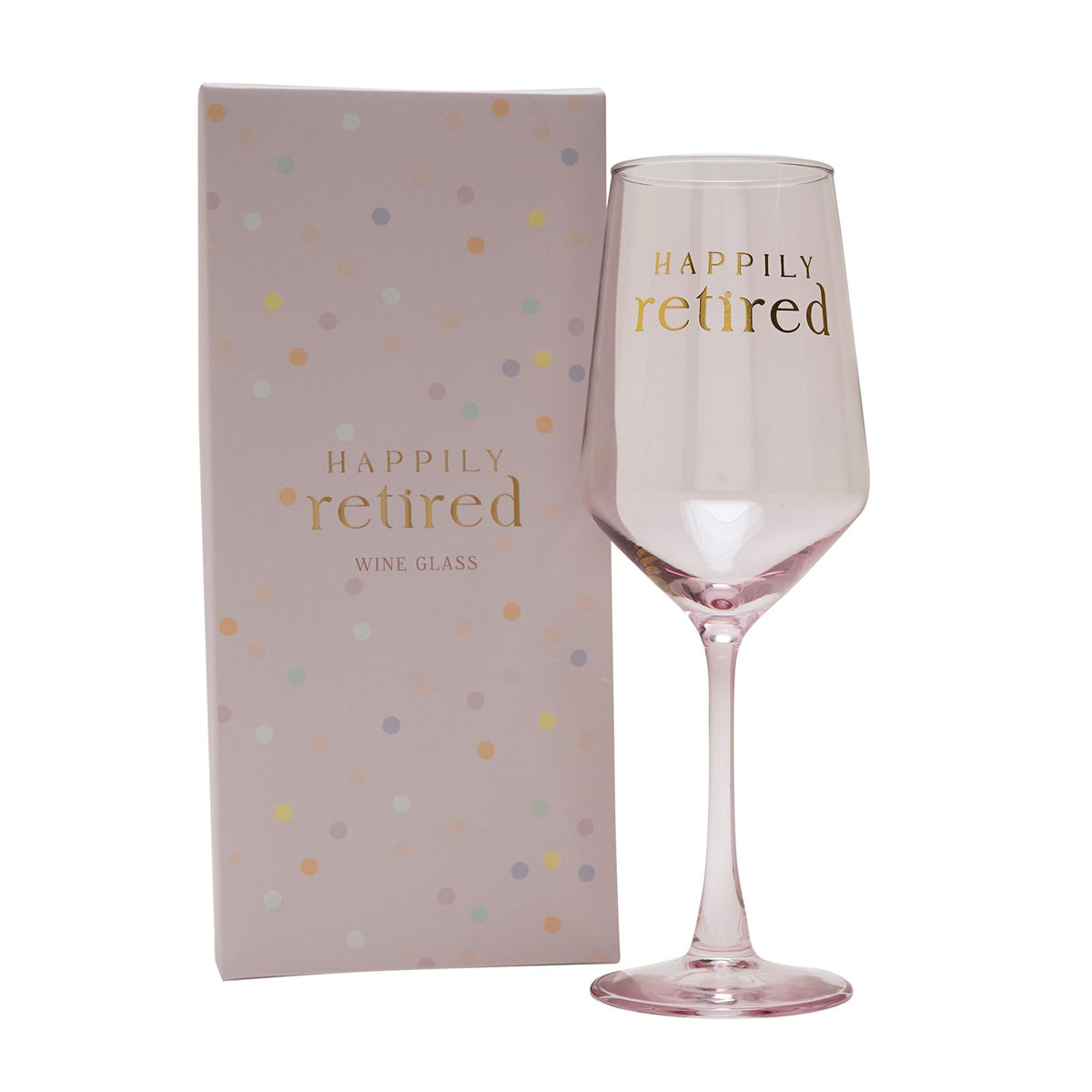 Confetti Wine Glass - Retired